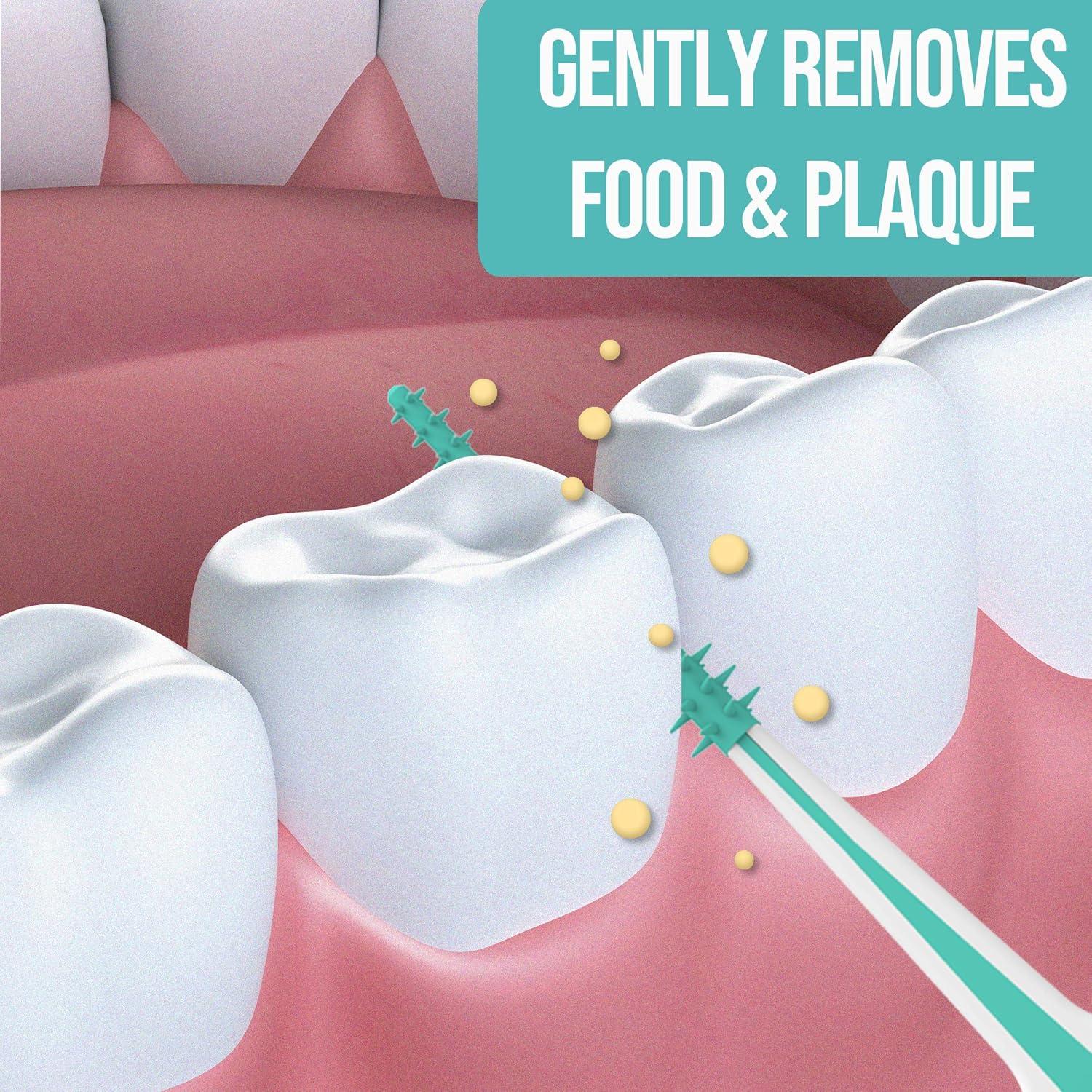 Palillos Dentales de Goma Suave Dr. Emma - 100 Unidades Menta