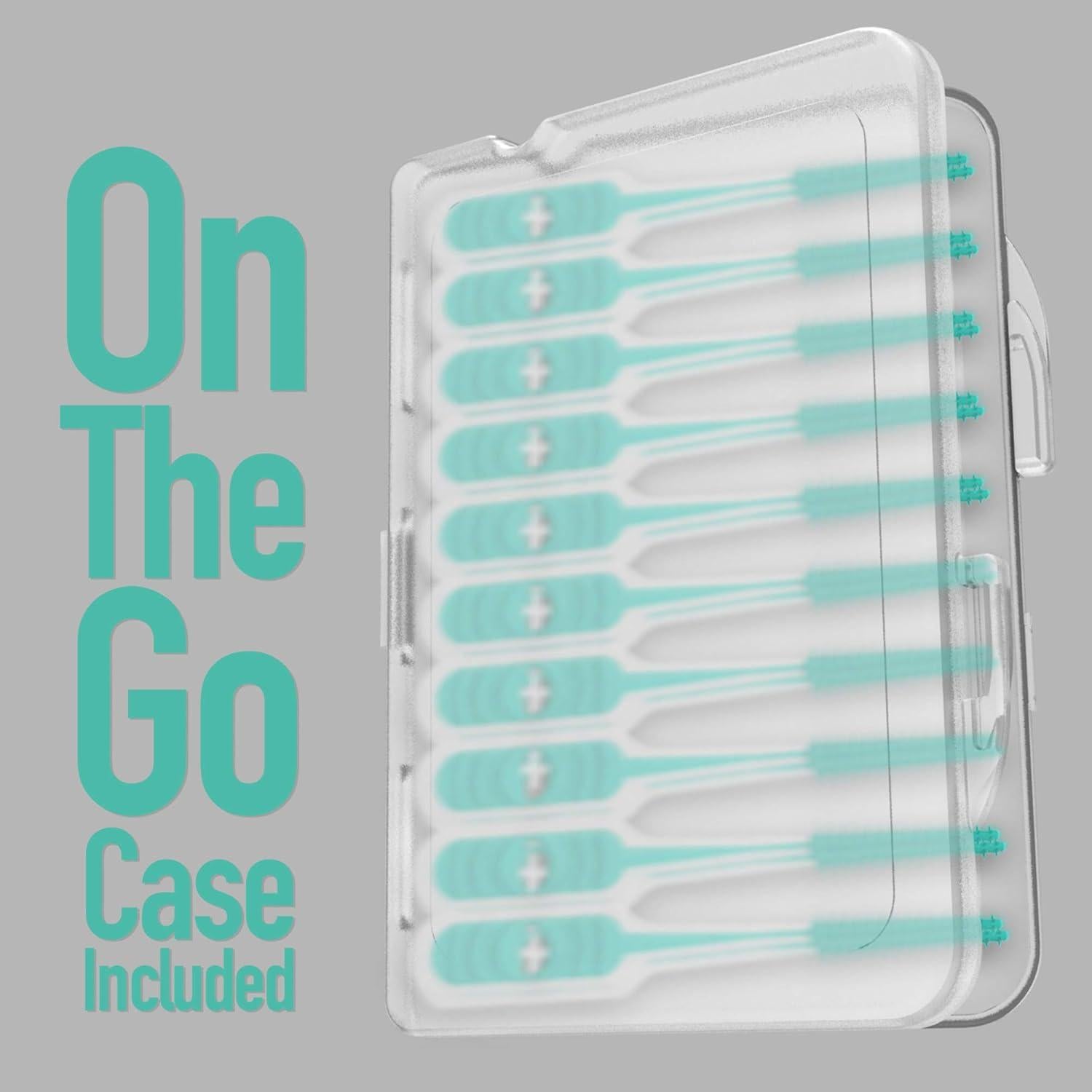 Palillos Dentales de Goma Suave Dr. Emma - 100 Unidades Menta