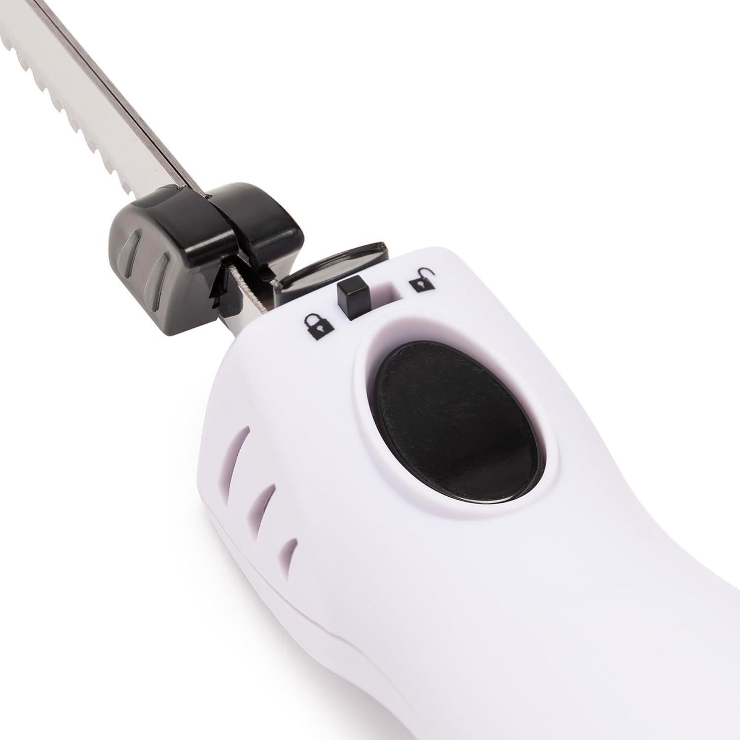 Cuchillo Eléctrico Recargable ChefWave con 2 Cuchillas Serradas