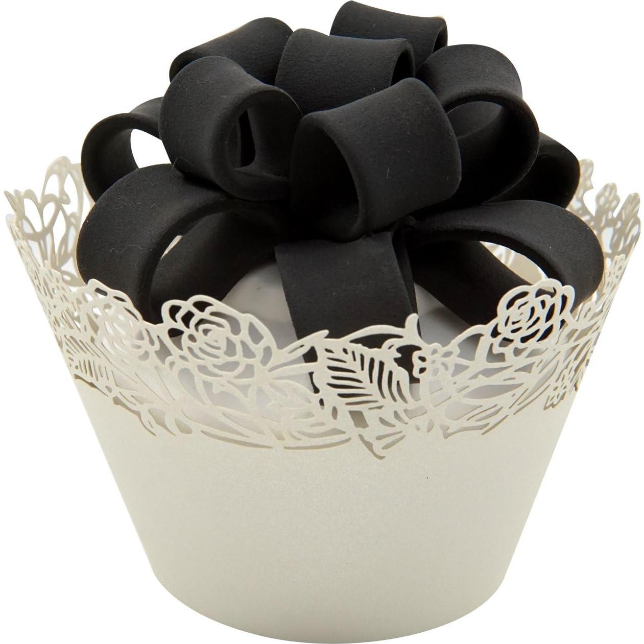 Paquete de 50 Fundas para Cupcakes Beige KEIVA - Decoración Elegante