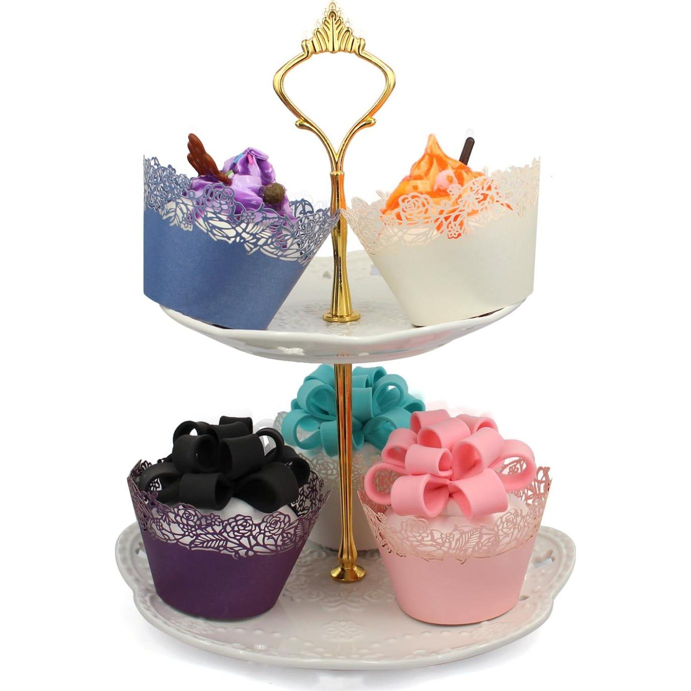 Paquete de 50 Fundas para Cupcakes Beige KEIVA - Decoración Elegante