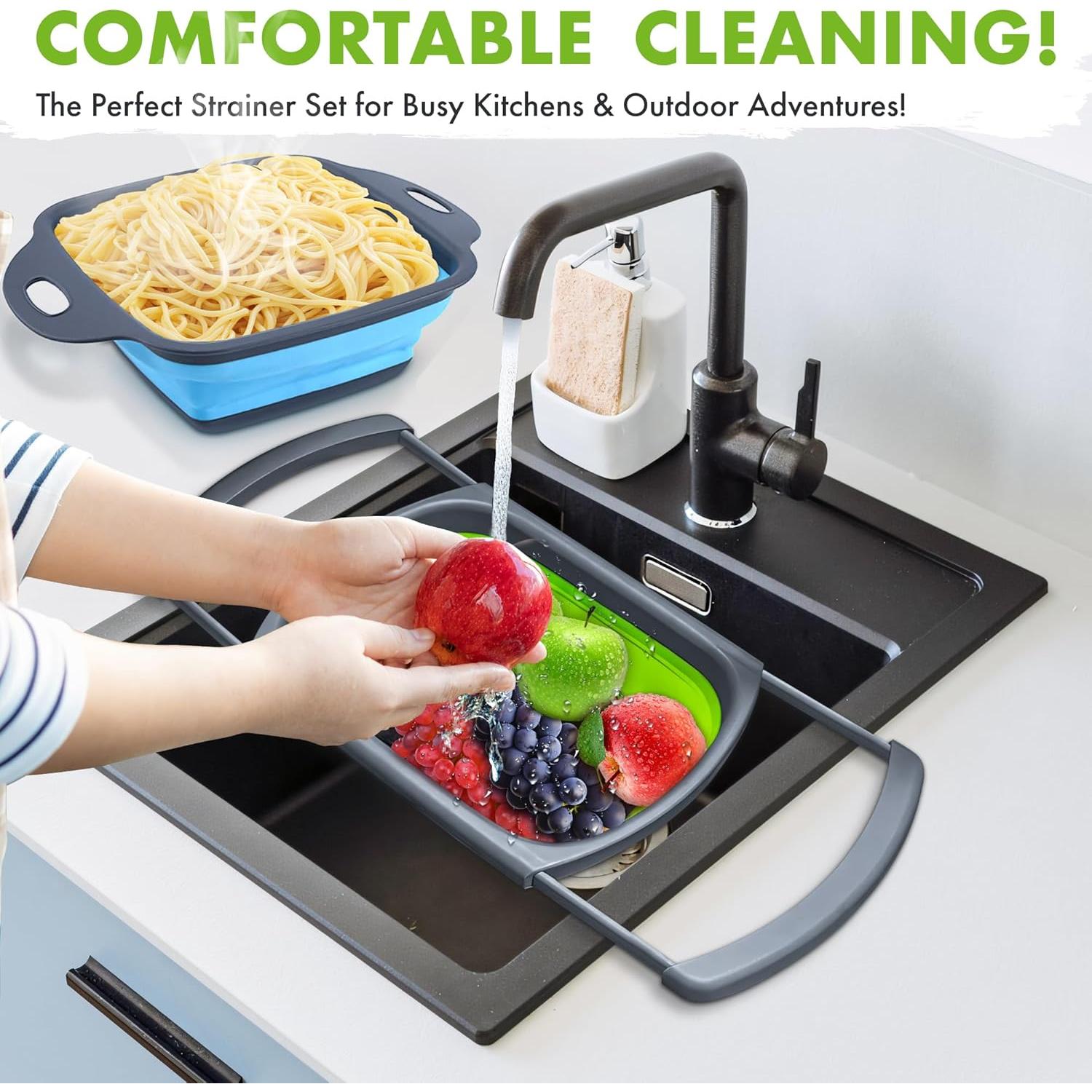 Colador Plegable de Silicona Trendsettings 26.9x24.1cm