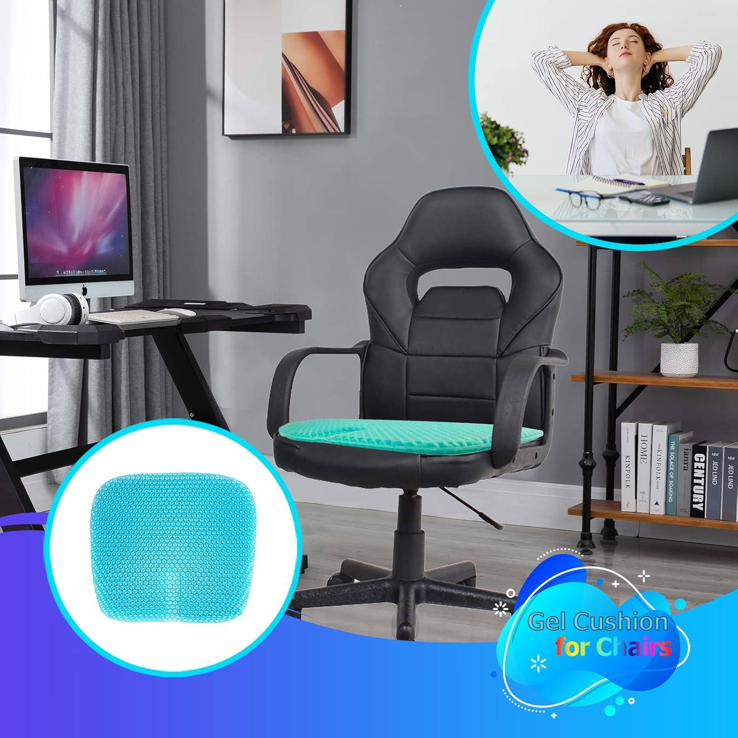 Cojín de Gel para Asiento Masteymoh 47x44.5 cm Antideslizante