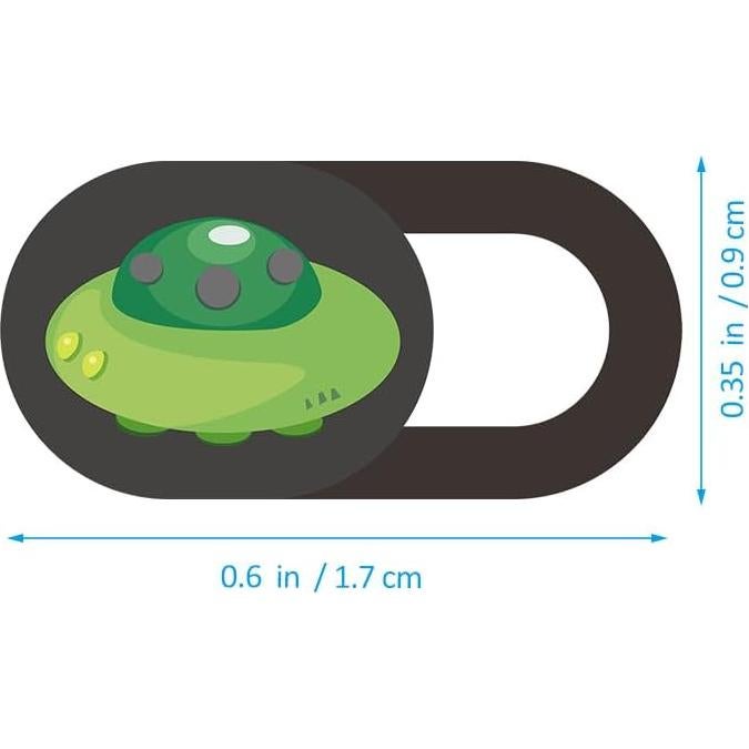 Cubierta de Webcam Deslizante Artibetter Set de 3pcs Creativa