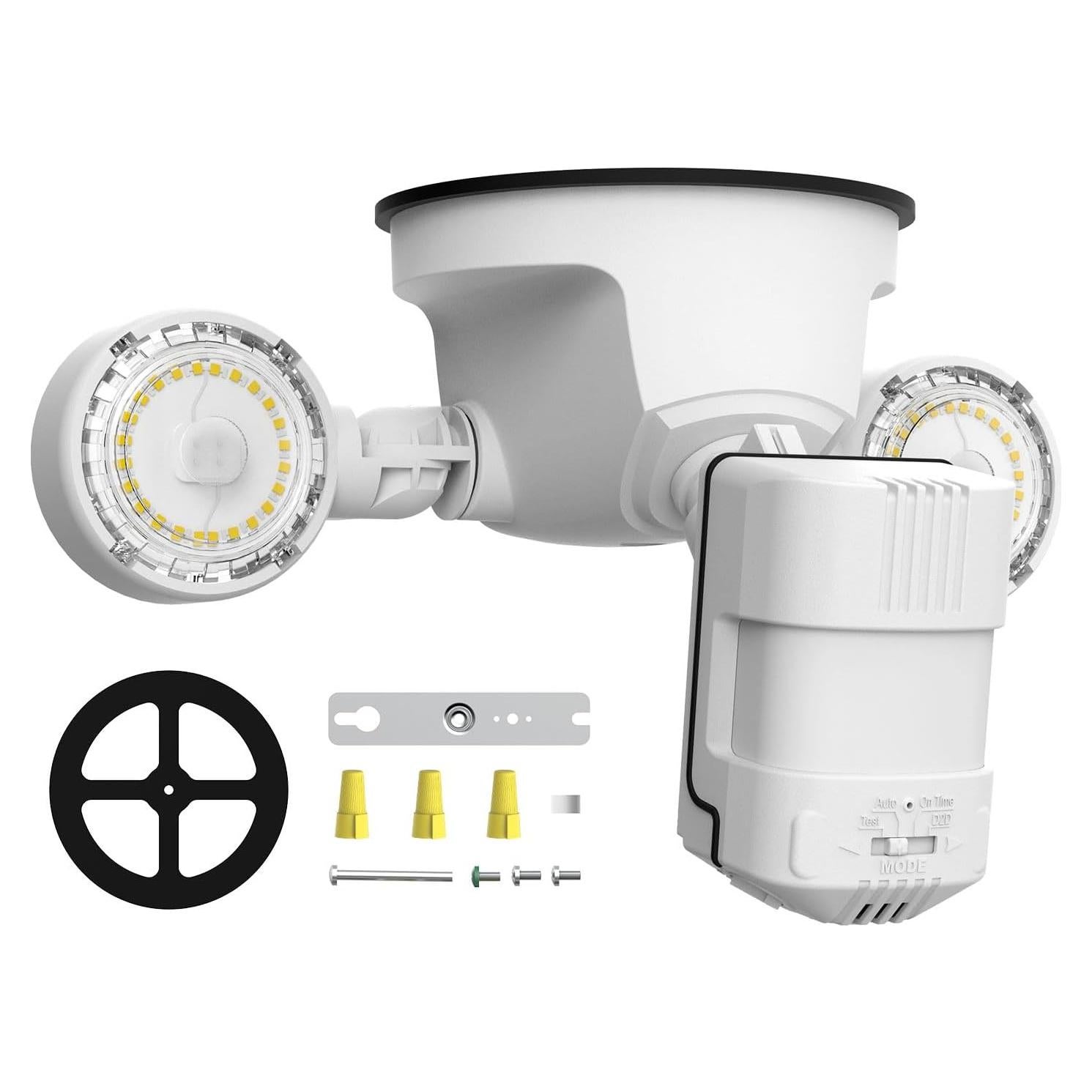 Luz de Seguridad LED SANSI 15W 2000LM con Sensor de Movimiento
