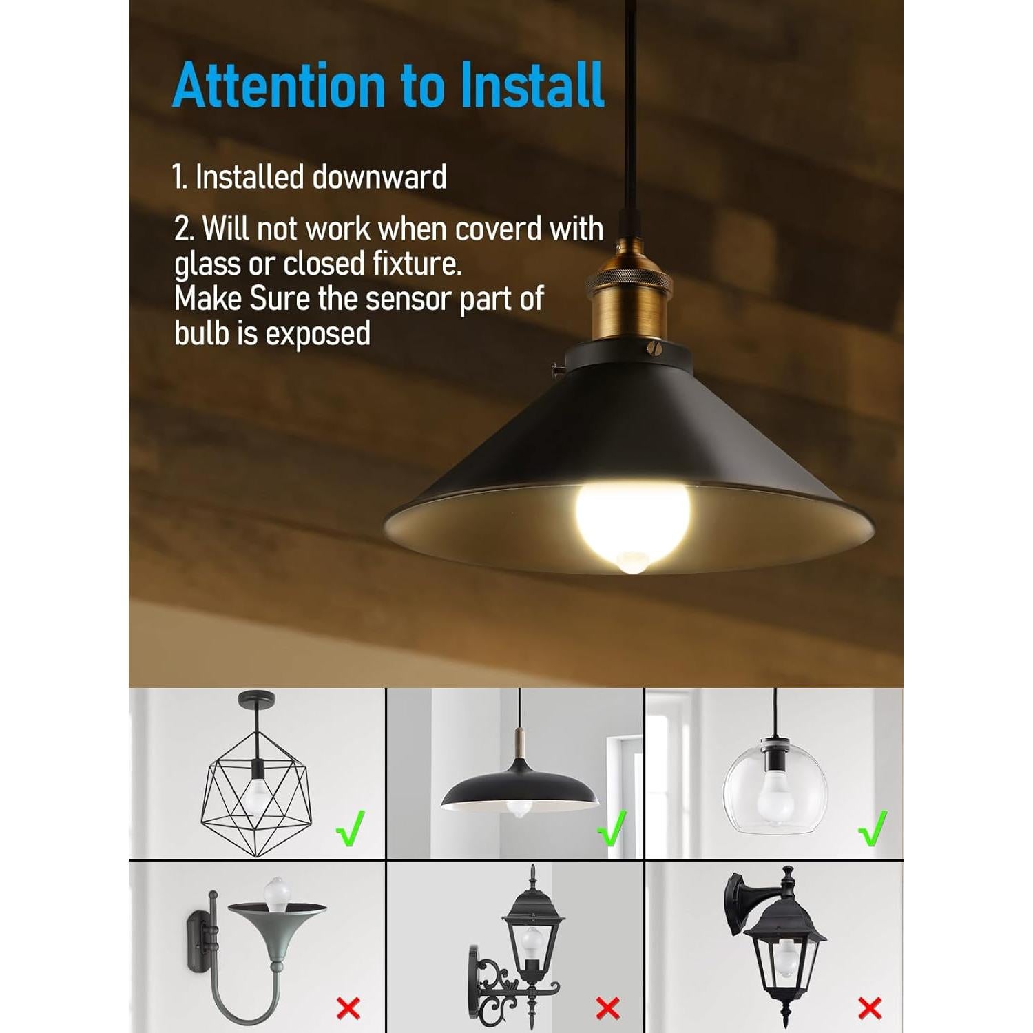 Bombilla LED con Sensor de Movimiento TORCHSTAR 9W 900LM E26