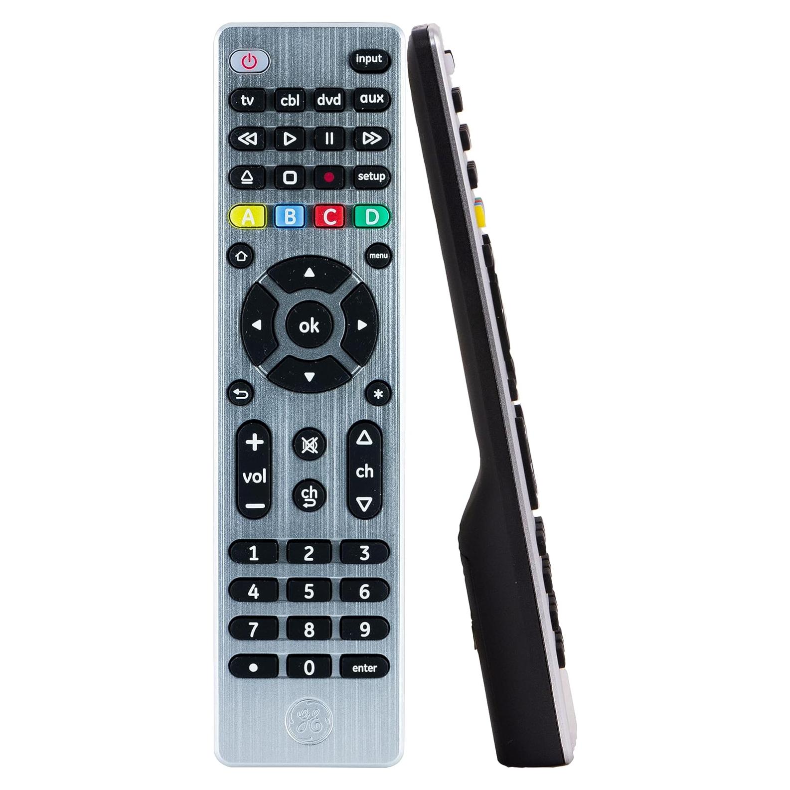 Control Remoto Universal GE 4 Dispositivos Plata 33709