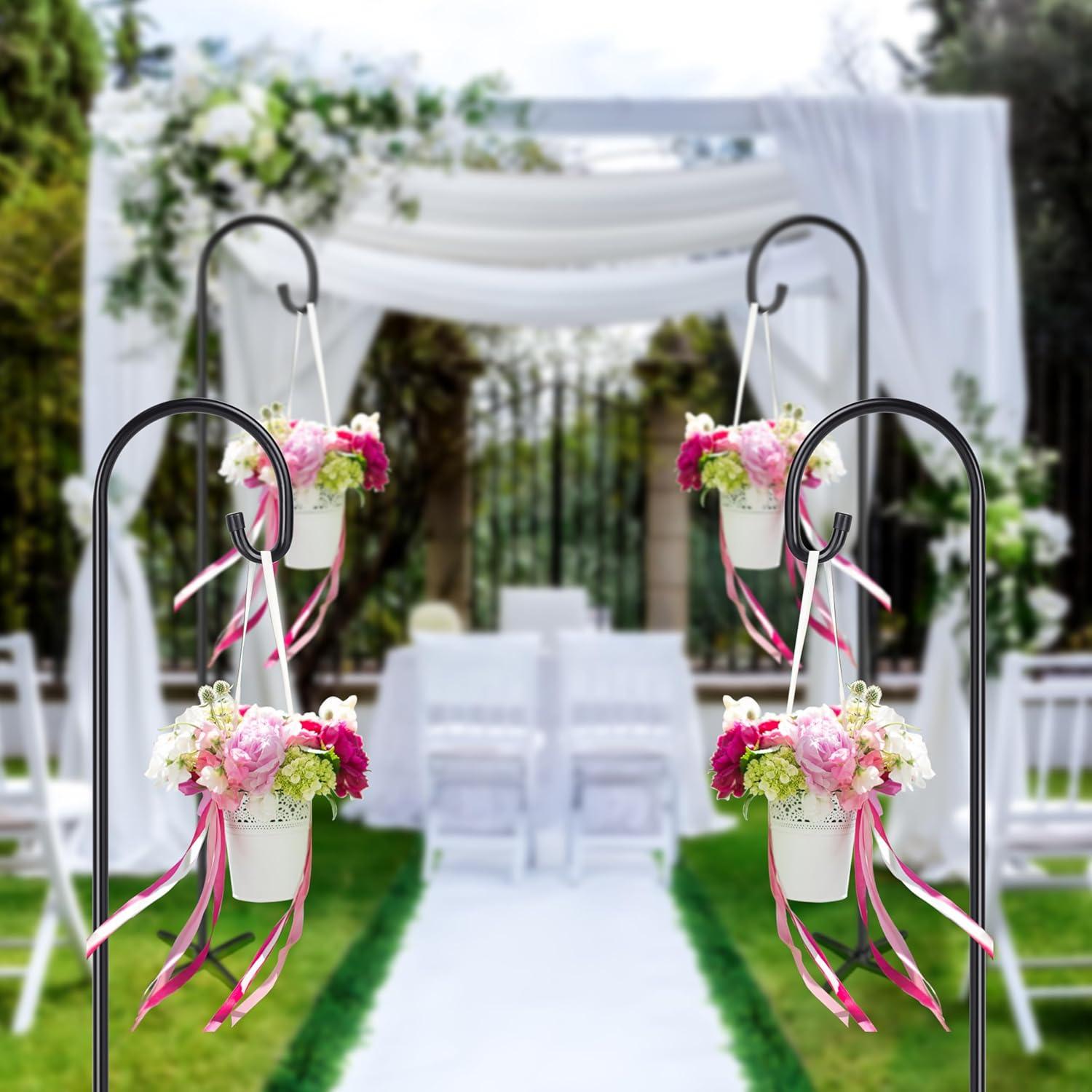 Gancho de Pastor Ottsuls 114 cm Ajustable para Jardín 2 Pzas