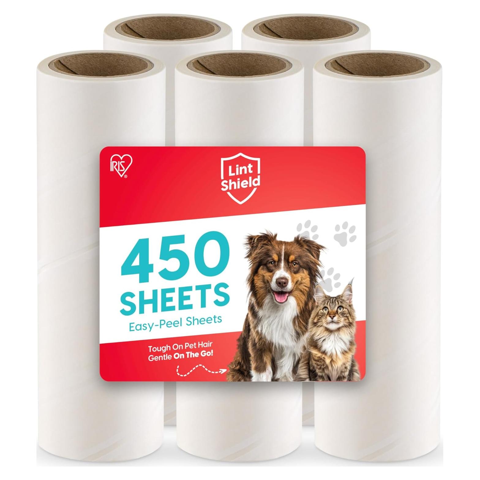 Recargas Adhesivas IRIS USA - 5 Rollos Grandes, 450 Hojas