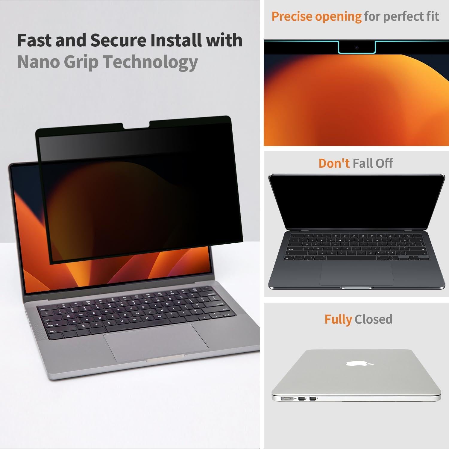 Pantalla de Privacidad BSPROTE para MacBook Pro 14" M1 M2 M3 M4