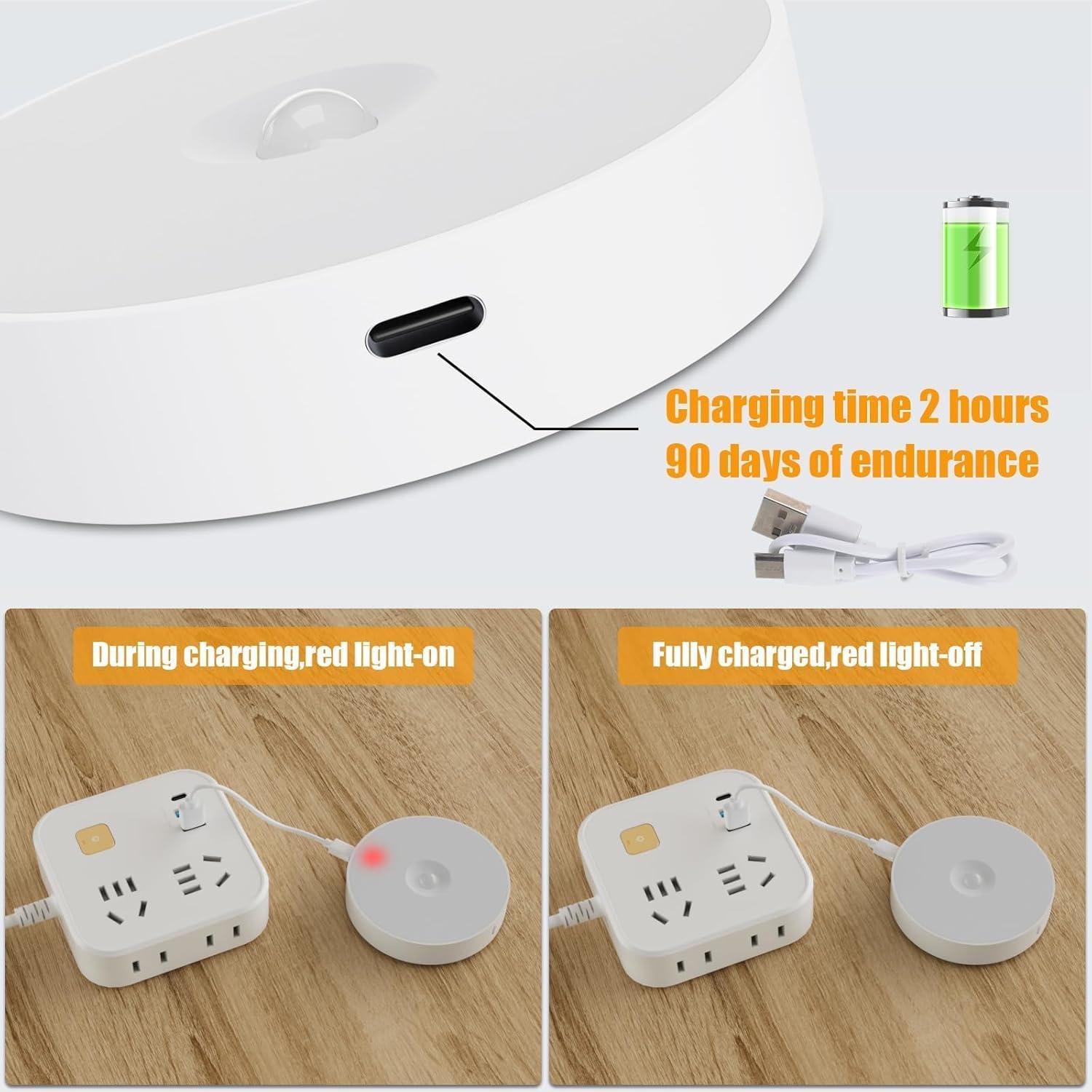 Sensor de Movimiento Luz Nocturna Electight 3 Pzs LED 14