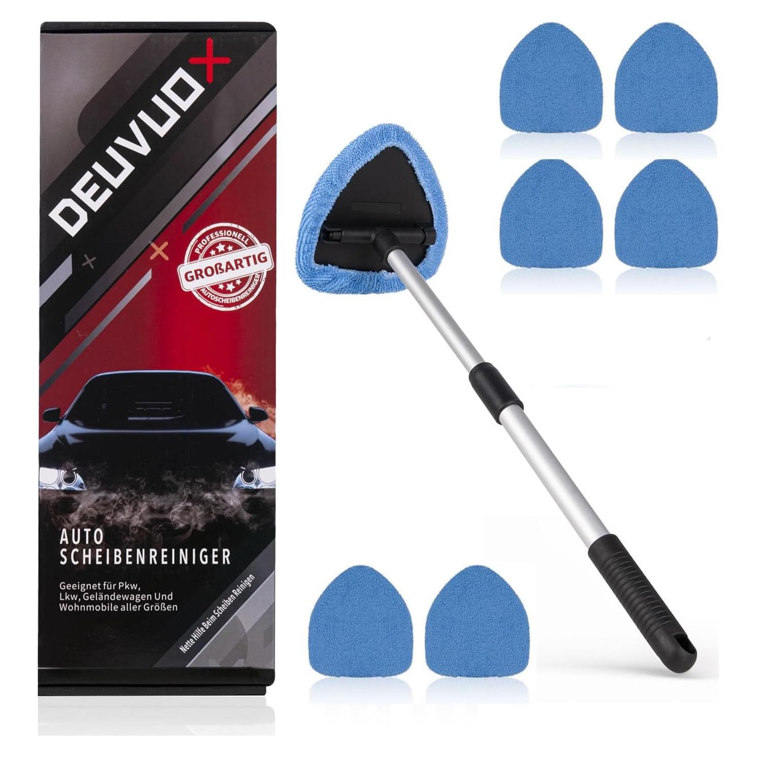 Limpiador de Parabrisas Interior Deuvuo con 6 Paños y 2 Botellas