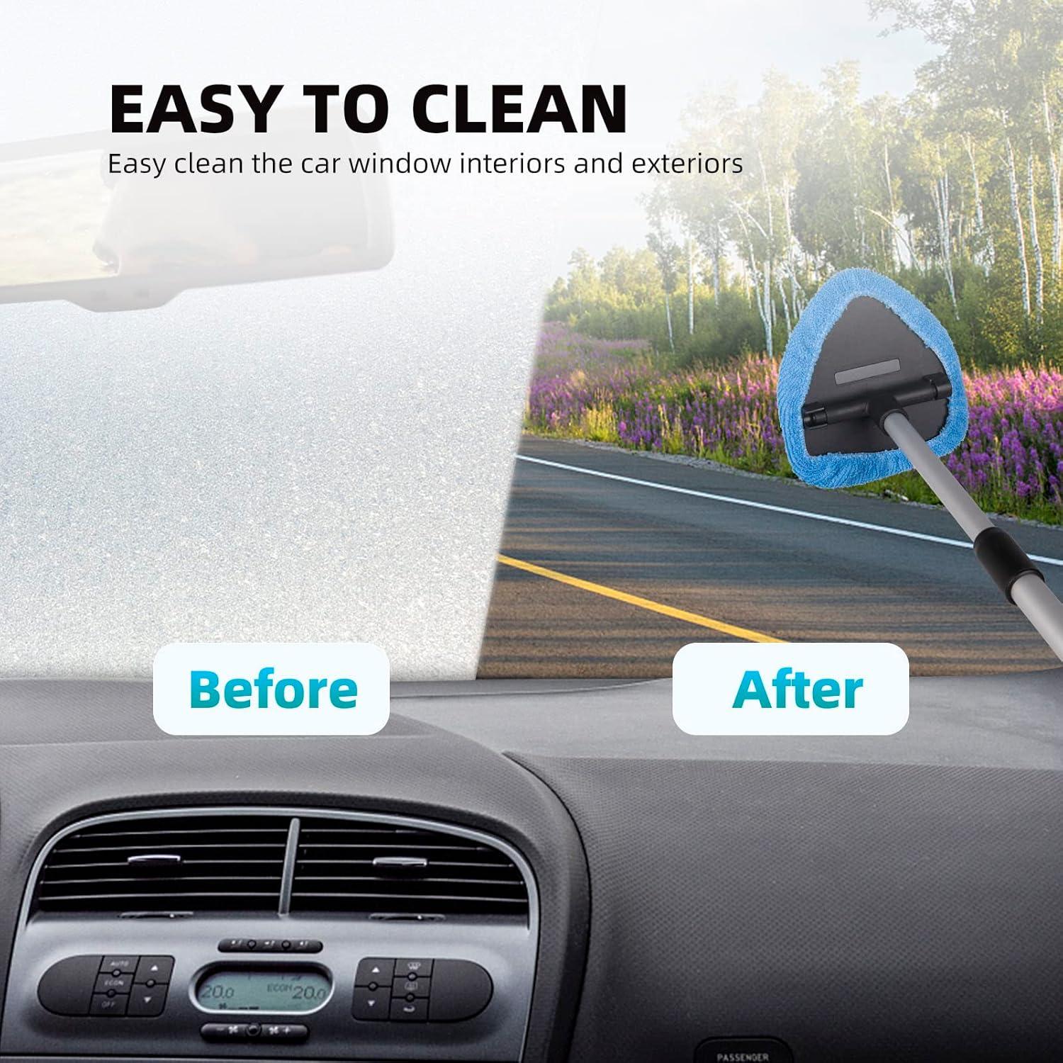 Limpiador de Parabrisas Interior Deuvuo con 6 Paños y 2 Botellas