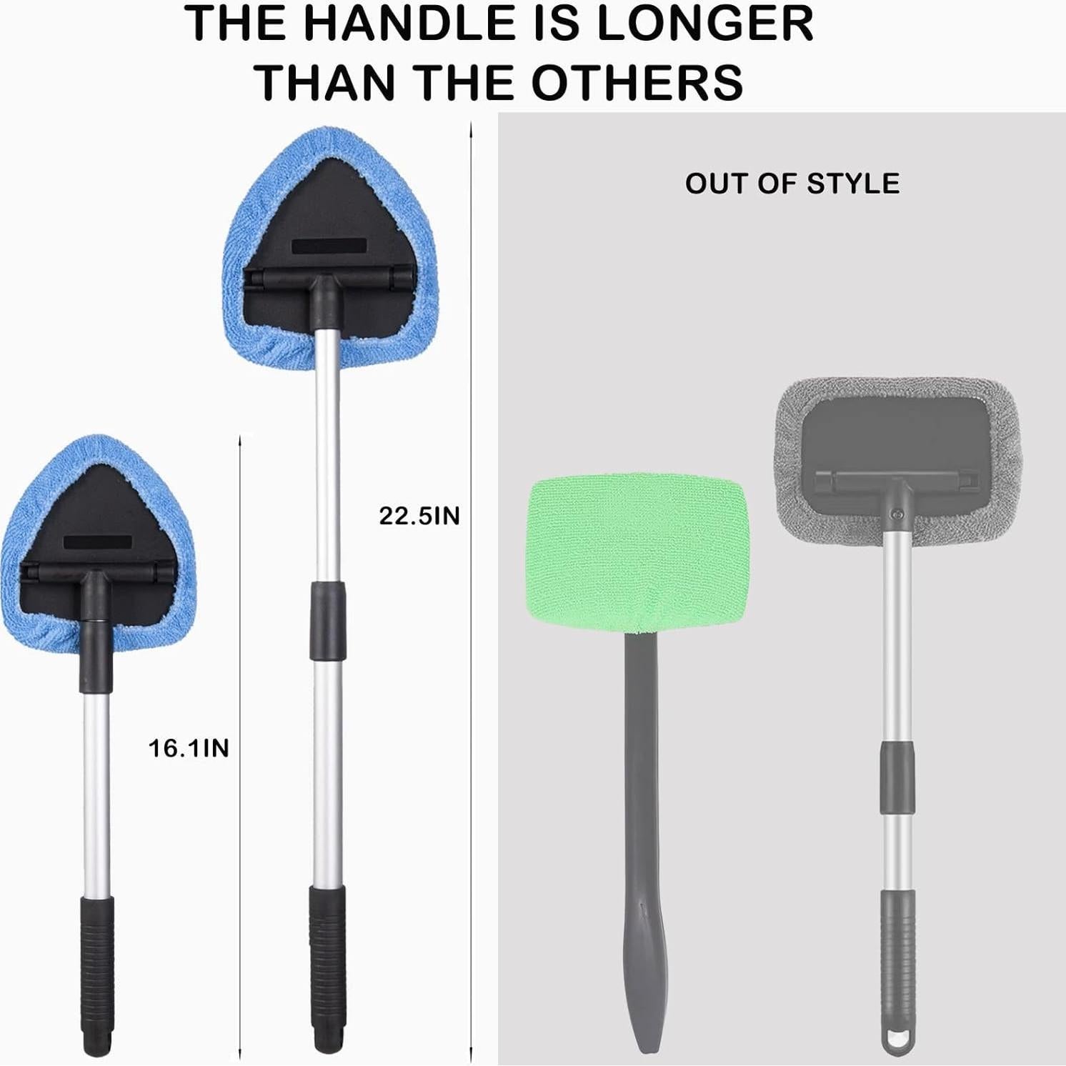 Limpiador de Parabrisas Interior Deuvuo con 6 Paños y 2 Botellas