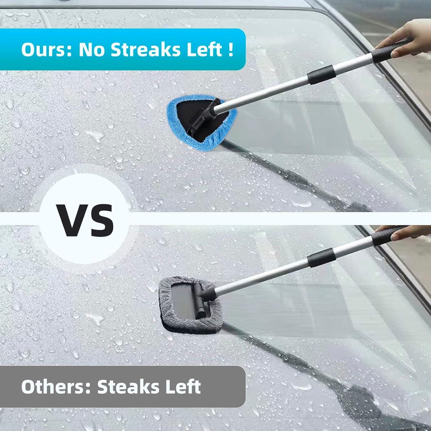 Limpiador de Parabrisas Interior Deuvuo con 6 Paños y 2 Botellas