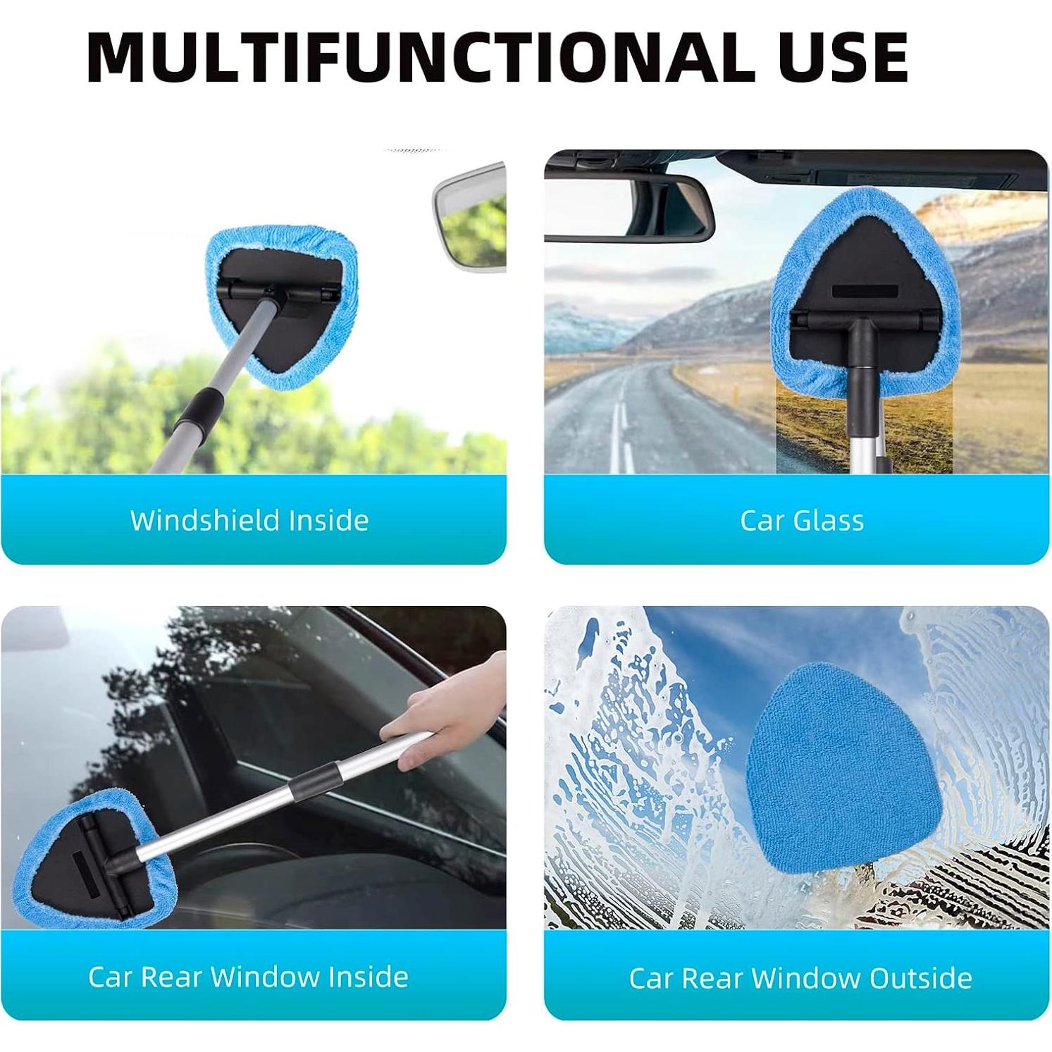 Limpiador de Parabrisas Interior Deuvuo con 6 Paños y 2 Botellas