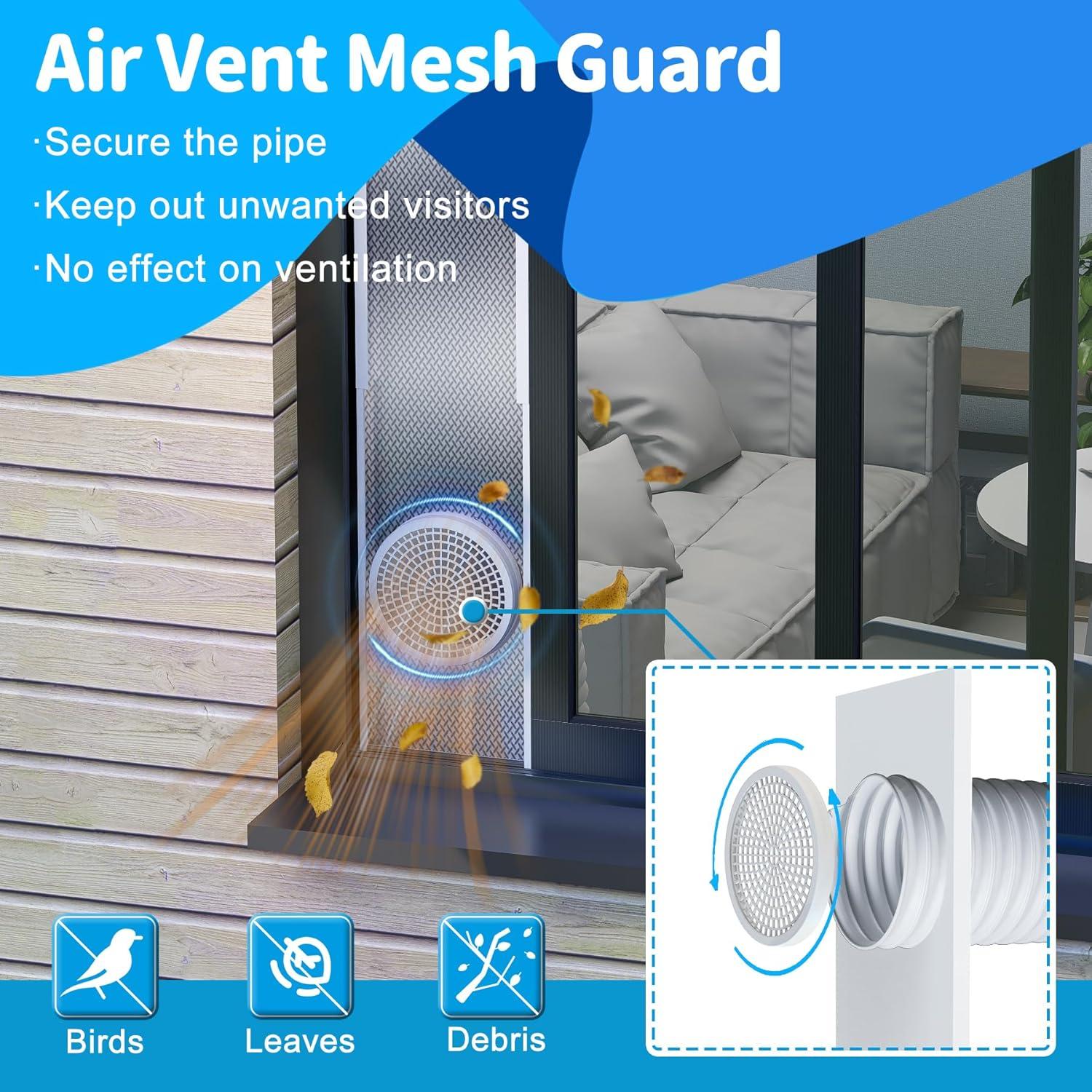 Kit de Ventana Aislado Air Jade para AC Portátil 5"