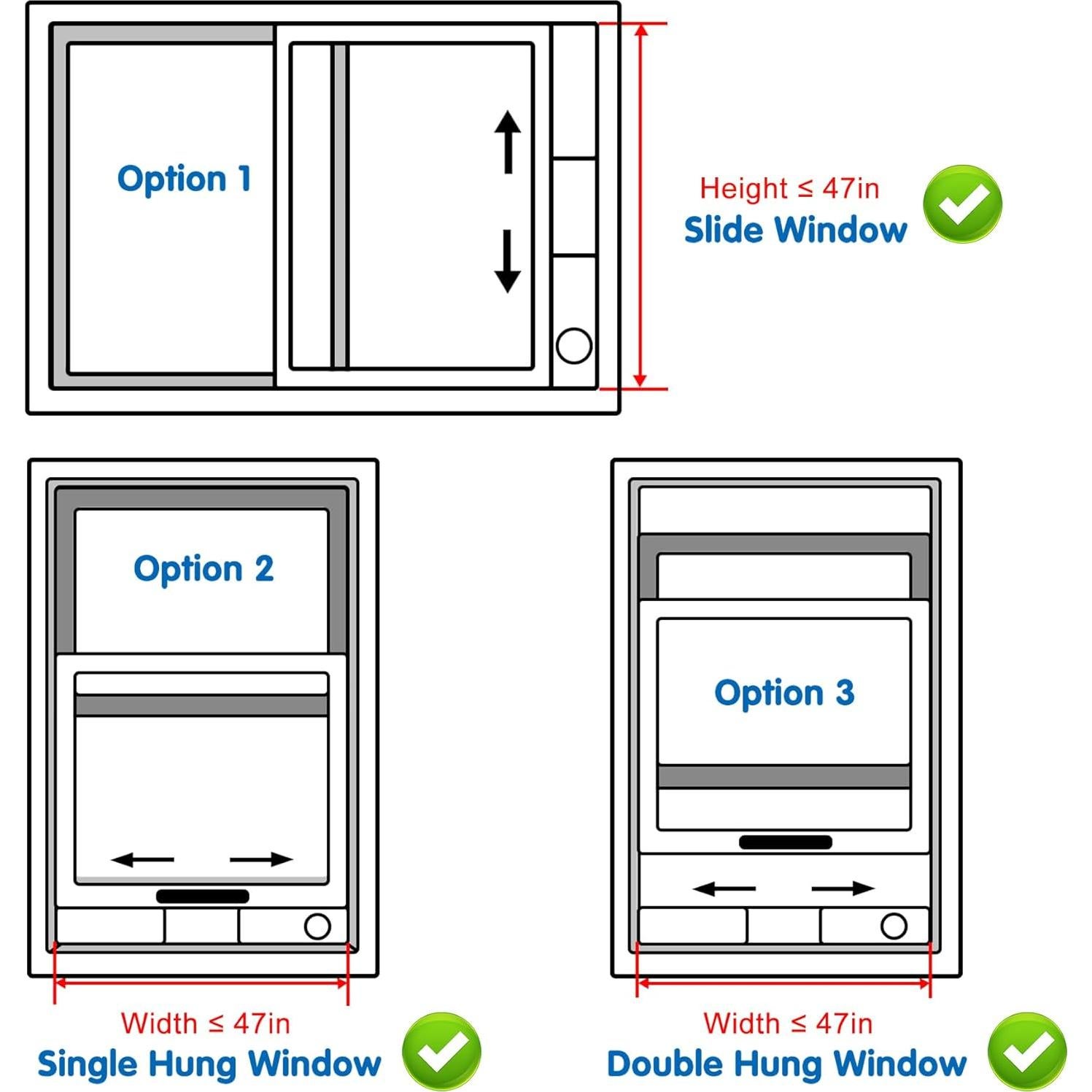 Kit de Ventana Aislado Air Jade para AC Portátil 5"