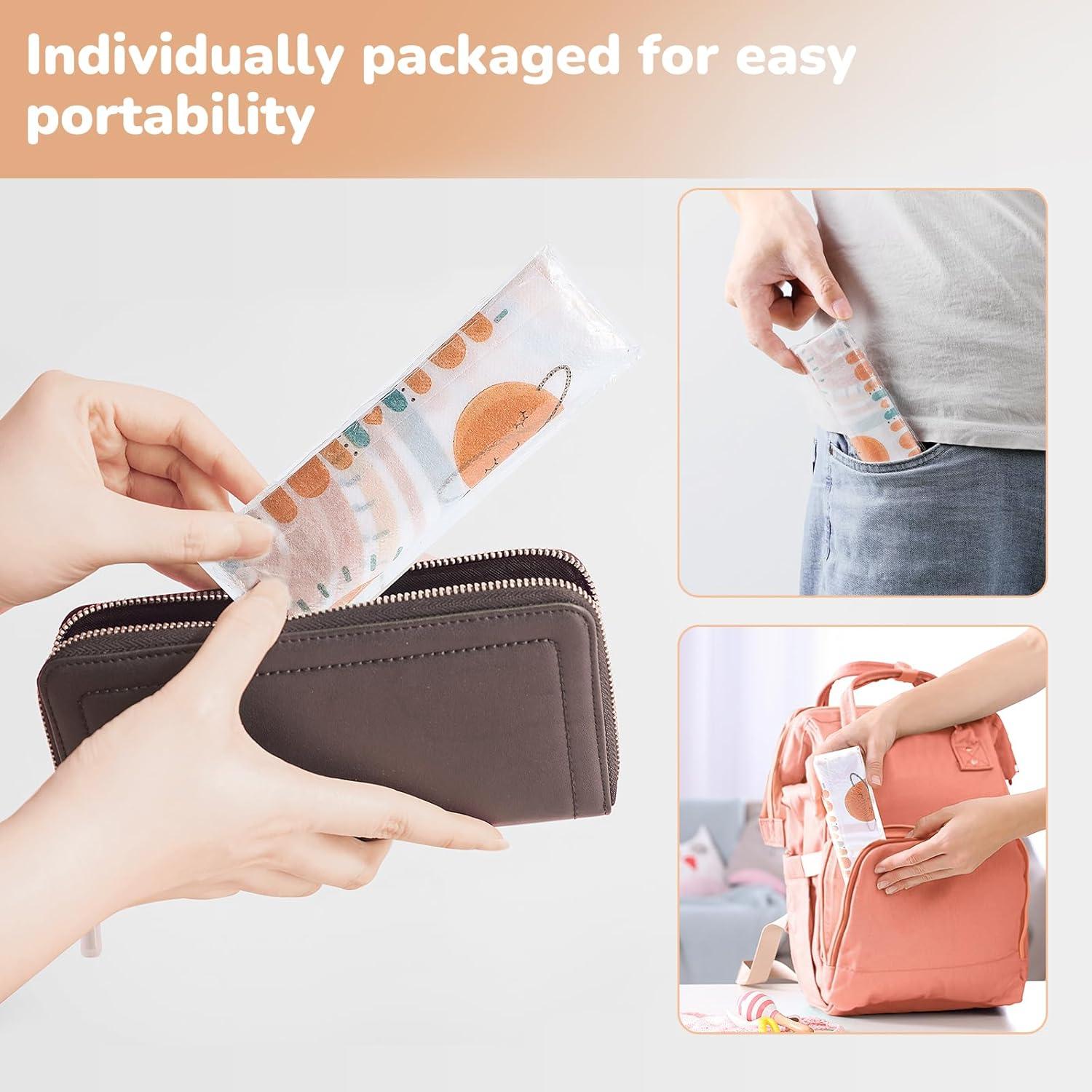 30 Cubiertas Desechables de Asiento de Inodoro POIKSHARK Arcoíris