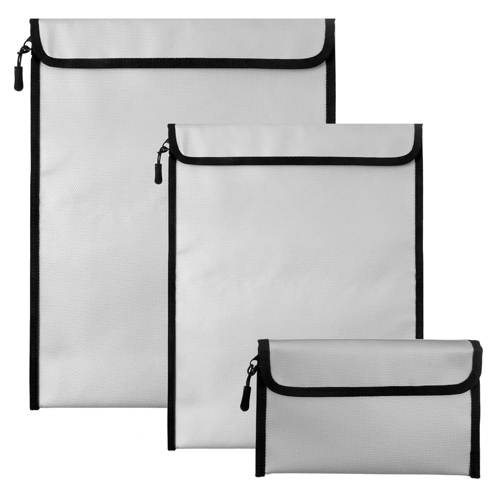 Bolsa de Documentos a Prueba de Fuego y Agua BDAFRYY 3 Pcs