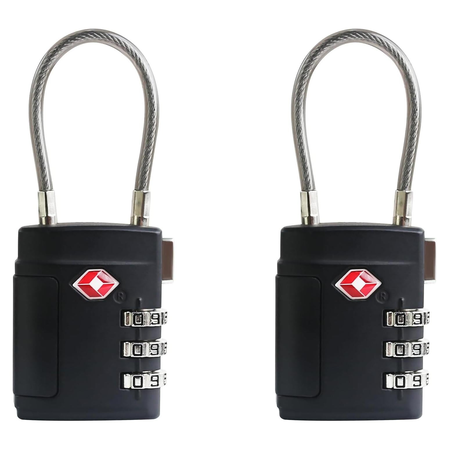 Candado de Combinación TSA UP Security Negro Compacto