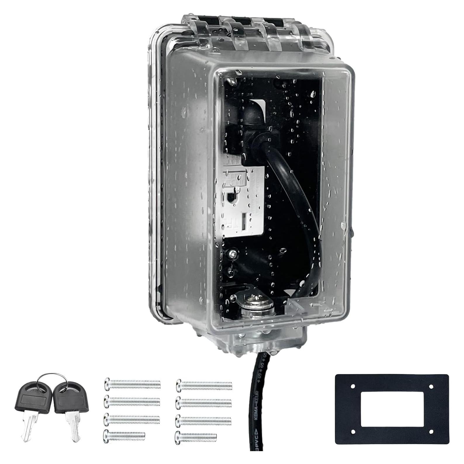 Cubierta de Enchufe Eléctrico Impermeable PILISPARK 1 Gang