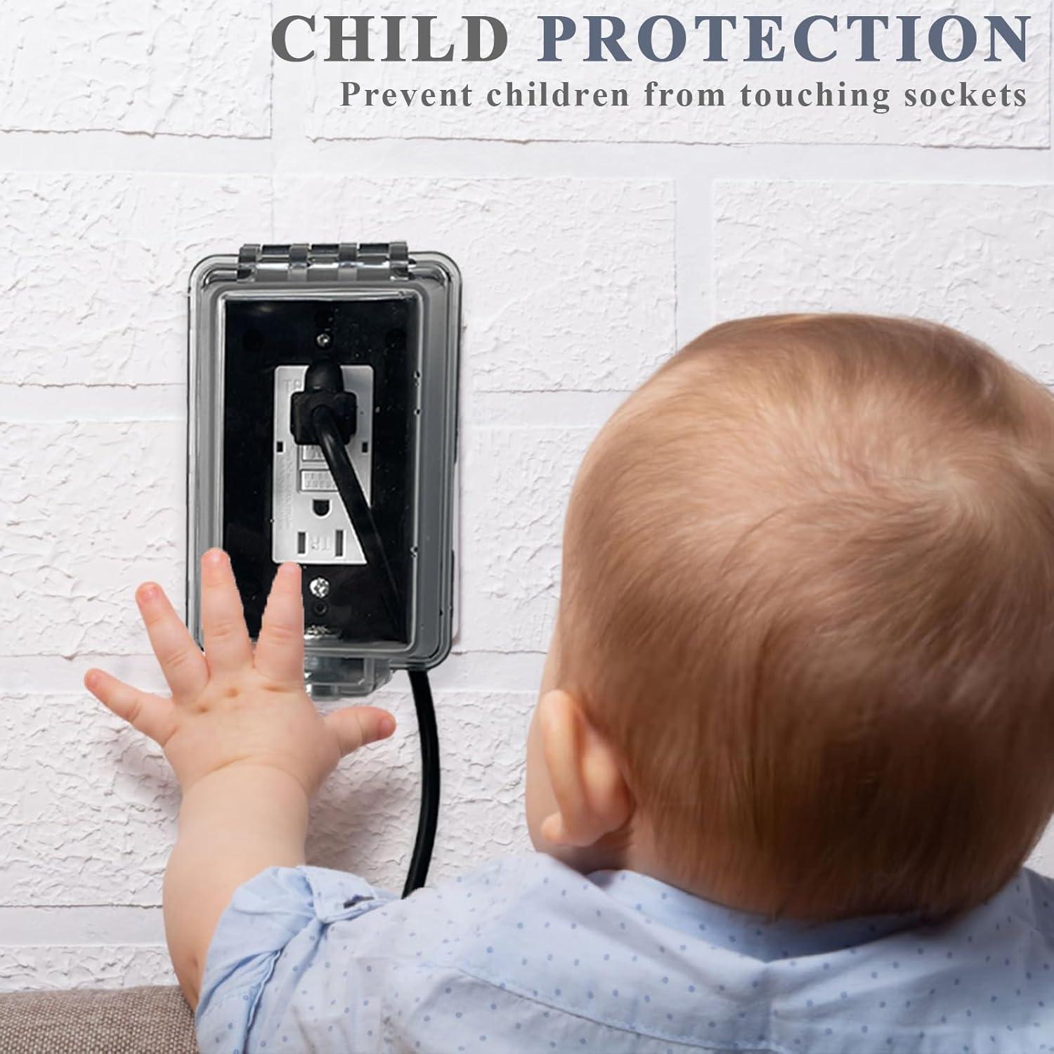 Cubierta de Enchufe Eléctrico Impermeable PILISPARK 1 Gang