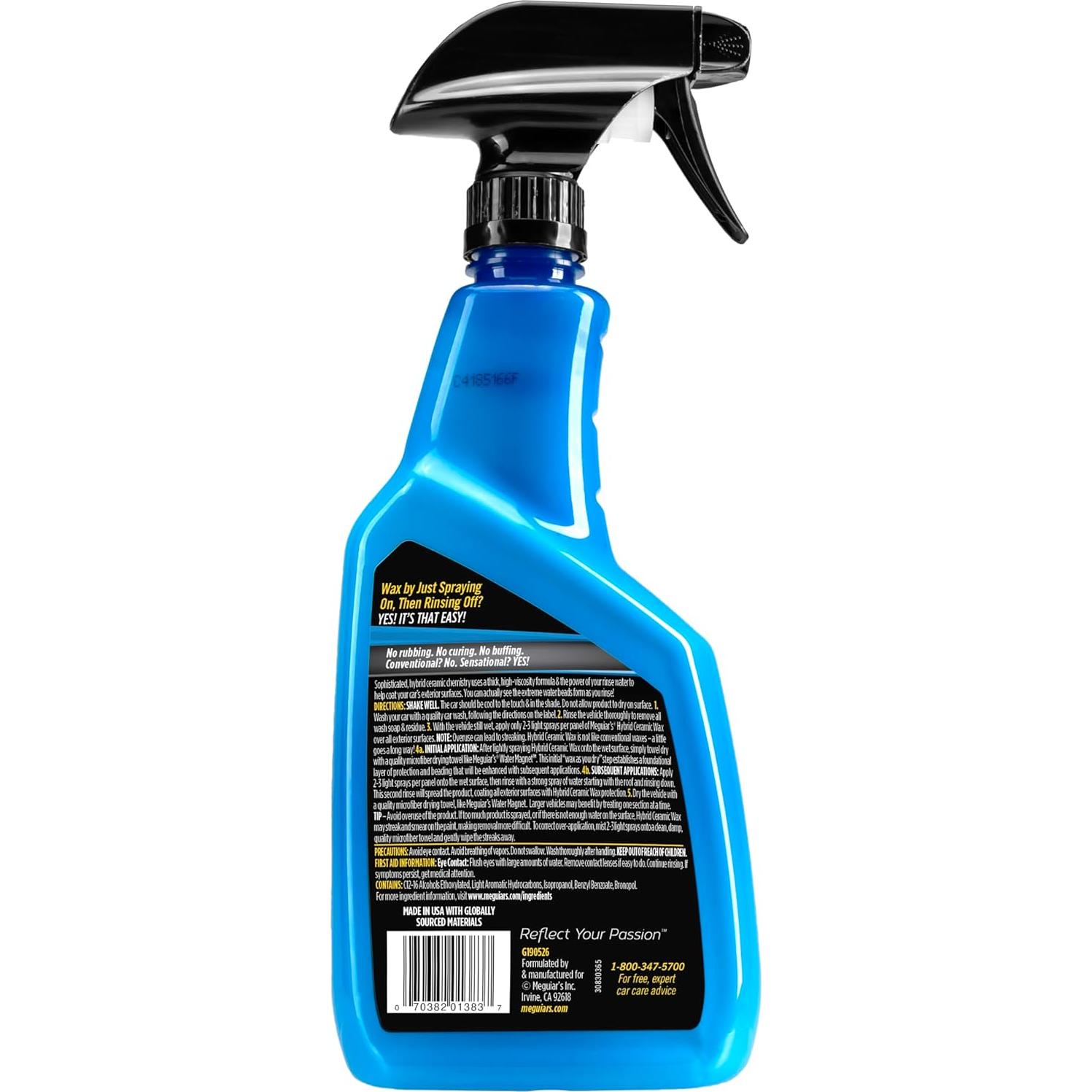 Cera Cerámica Híbrida Meguiar's 26 Oz Spray Fácil Uso