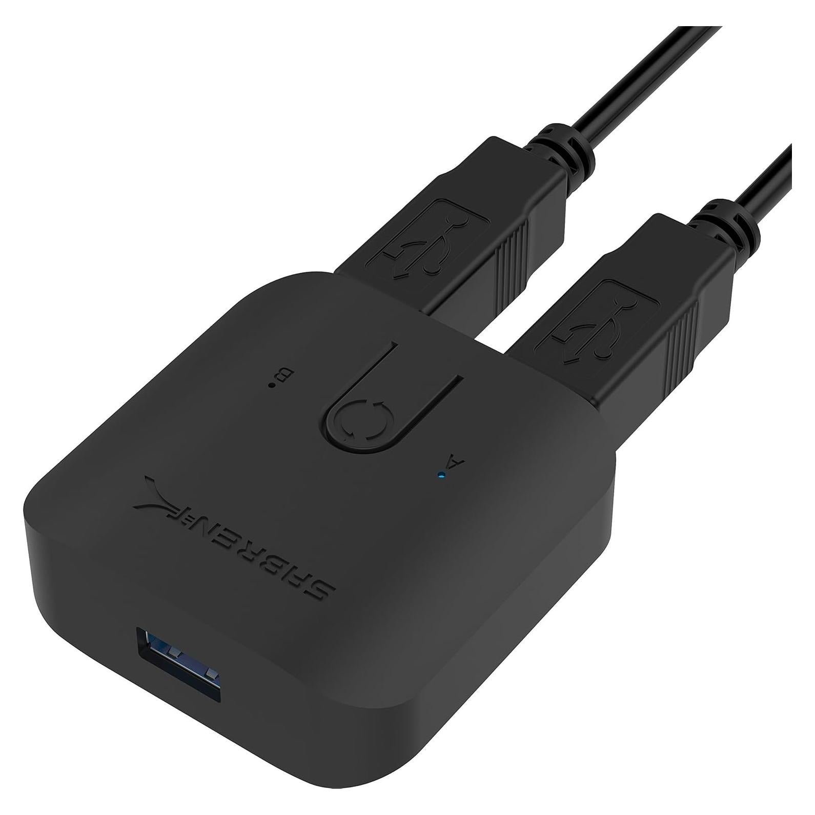 Interruptor USB 3.0 Sabrent USB-SW30 para 2 Computadoras