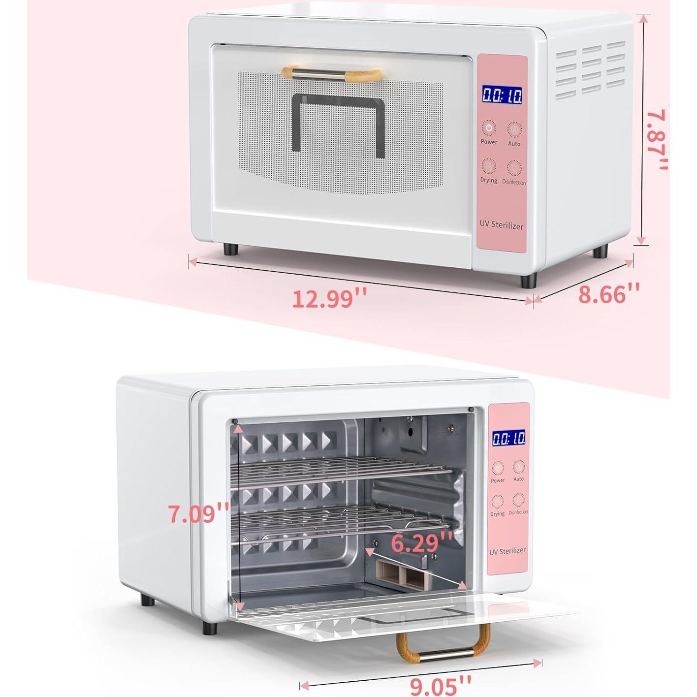 Esterilizador de Herramientas de Uñas Yofuly 10L Rosa