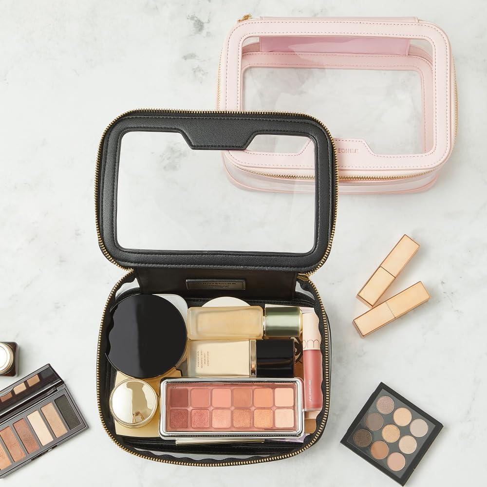 Estuche de Maquillaje Transparente ROWNYEON 22.86x9.91cm