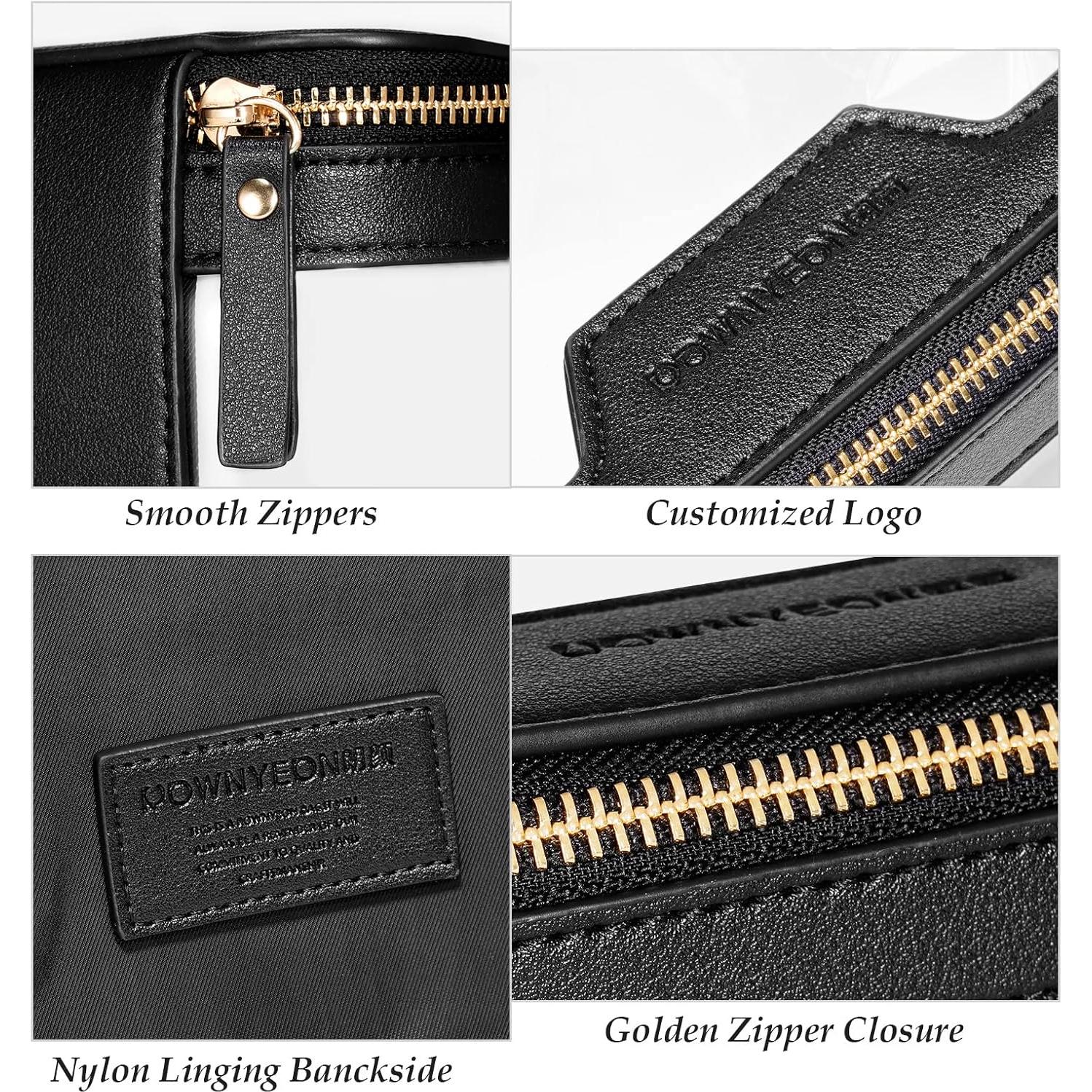 Estuche de Maquillaje Transparente ROWNYEON 22.86x9.91cm