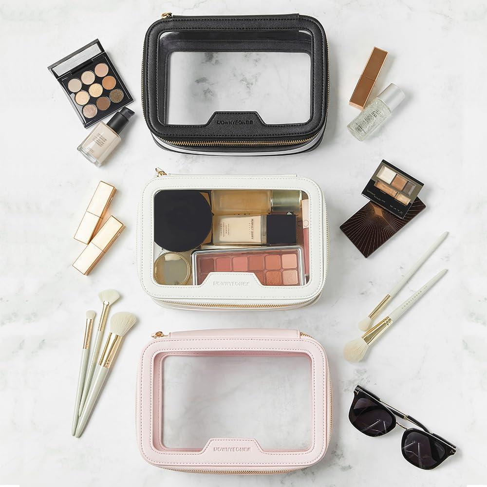 Estuche de Maquillaje Transparente ROWNYEON 22.86x9.91cm