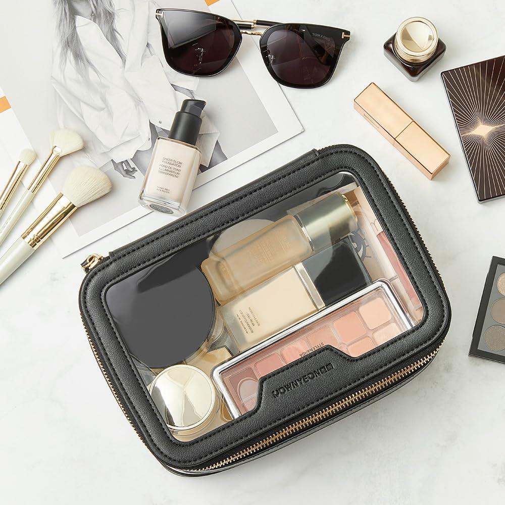 Estuche de Maquillaje Transparente ROWNYEON 22.86x9.91cm