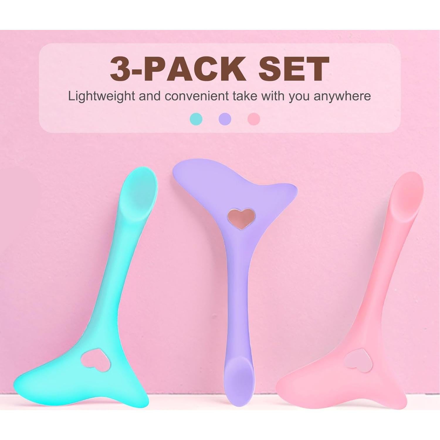 Set de 3 Plantillas de Delineador IDDFEVE - Silicona Multifuncional