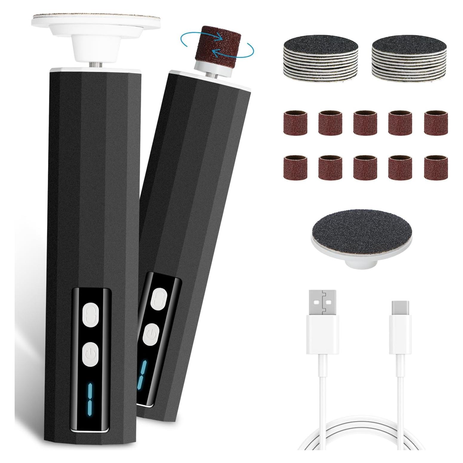 Lima eléctrica para pies Garimus - Removedor de callos 9 velocidades