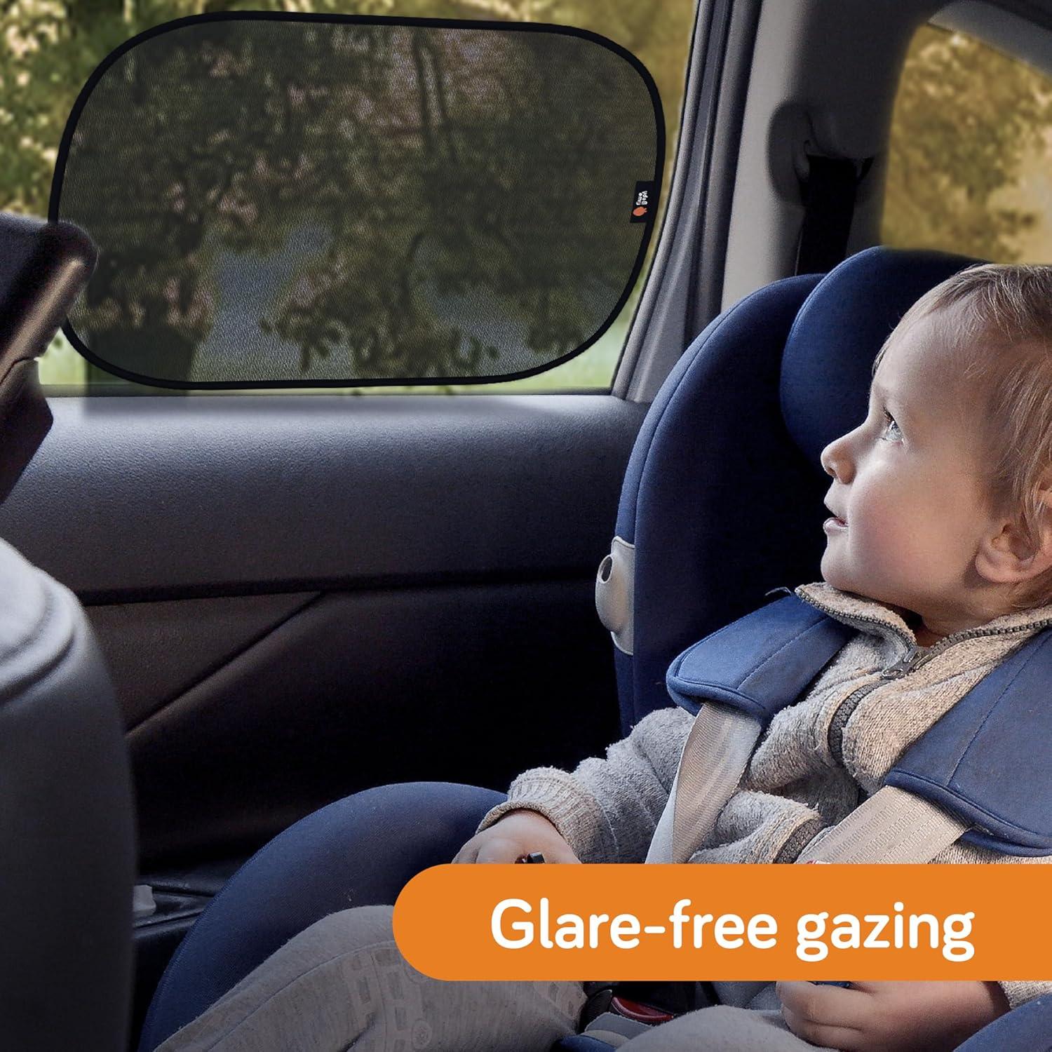 Sombrillas para Ventanas de Auto Baby Uma - 48x30 cm, UPF 50+