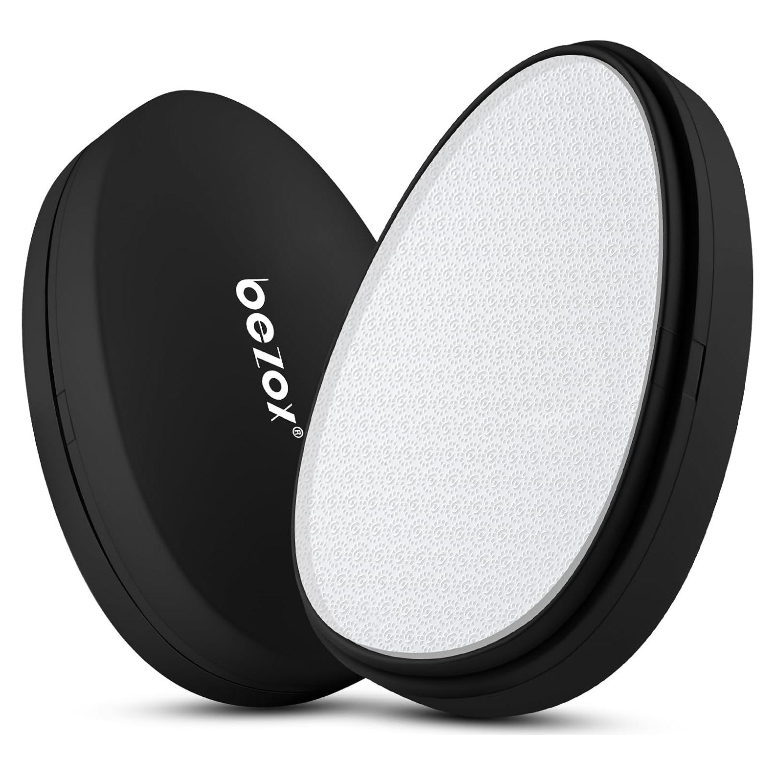 Lima de Pedicura de Vidrio BEZOX Nano - Exfoliante para Pies Negro