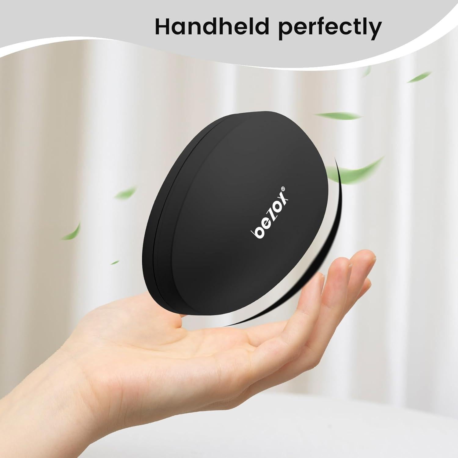 Lima de Pedicura de Vidrio BEZOX Nano - Exfoliante para Pies Negro