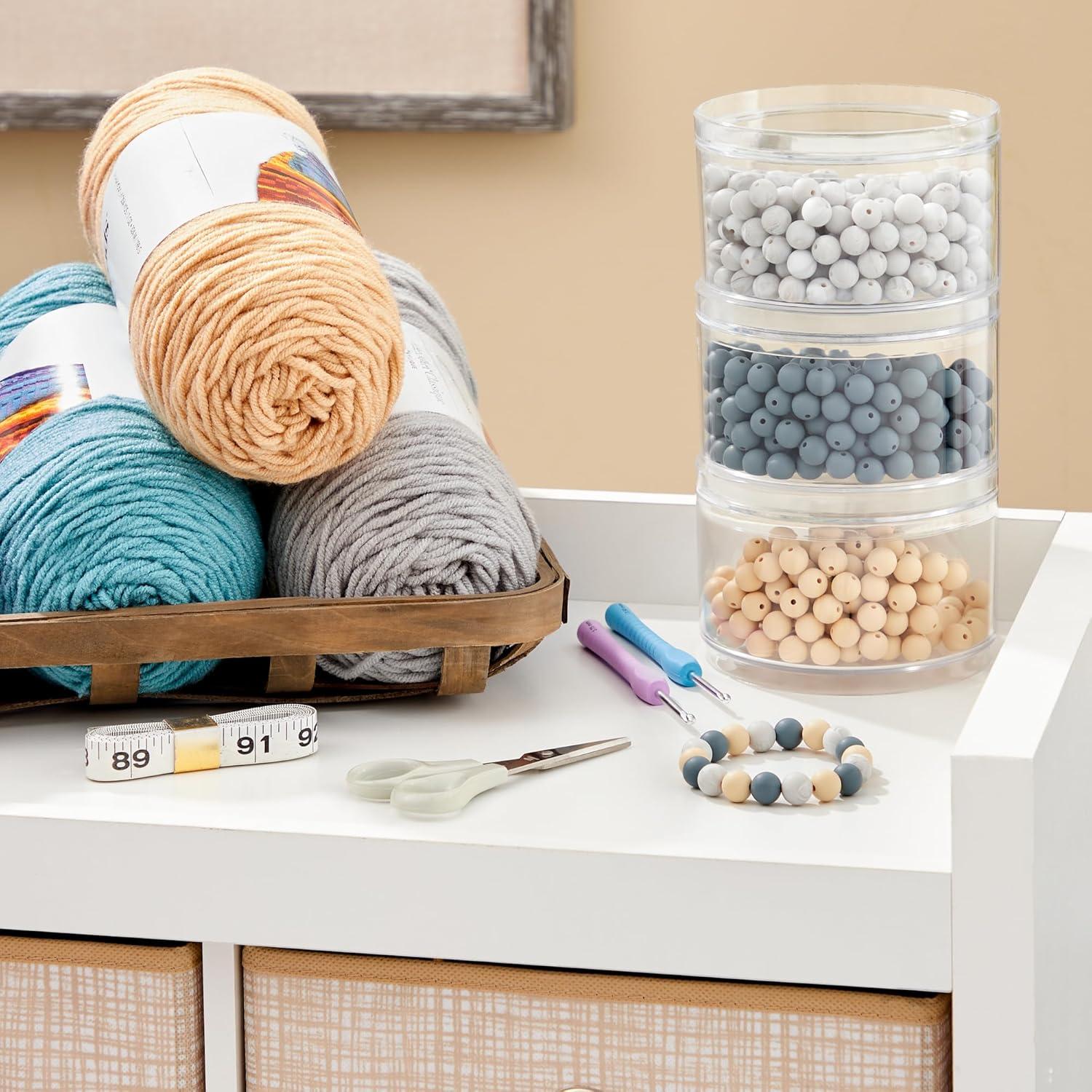 STORi Contenedores Apilables Redondos 3 Piezas 12.7 cm