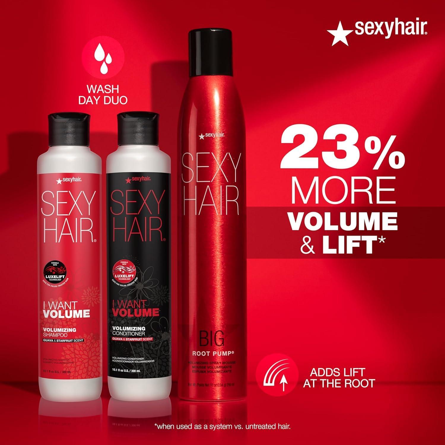 Mousse Voluminizador SexyHair Big Root Pump 50ml - 72h Humedad