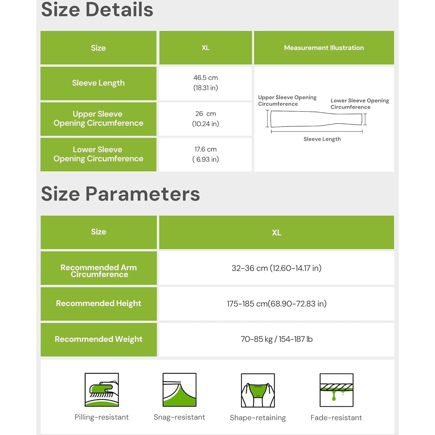 Manguitos Beneunder UPF 50+ Compresión Unisex Protección UV