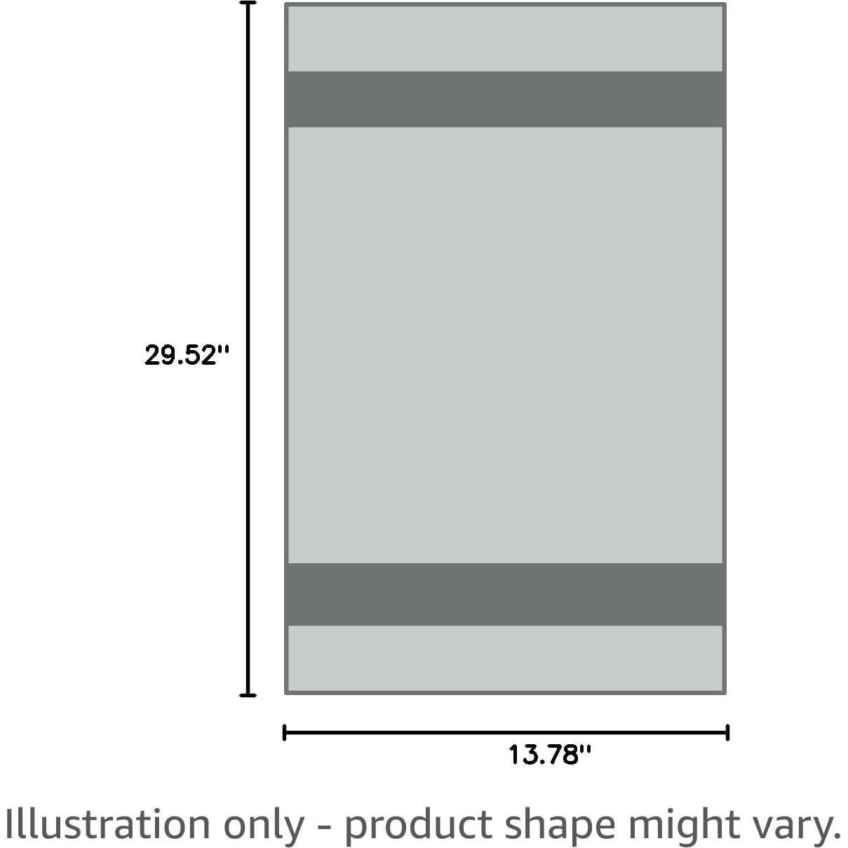 Toalla de Gimnasio Genérica 100% Algodón Orgánico 75x35cm Negra
