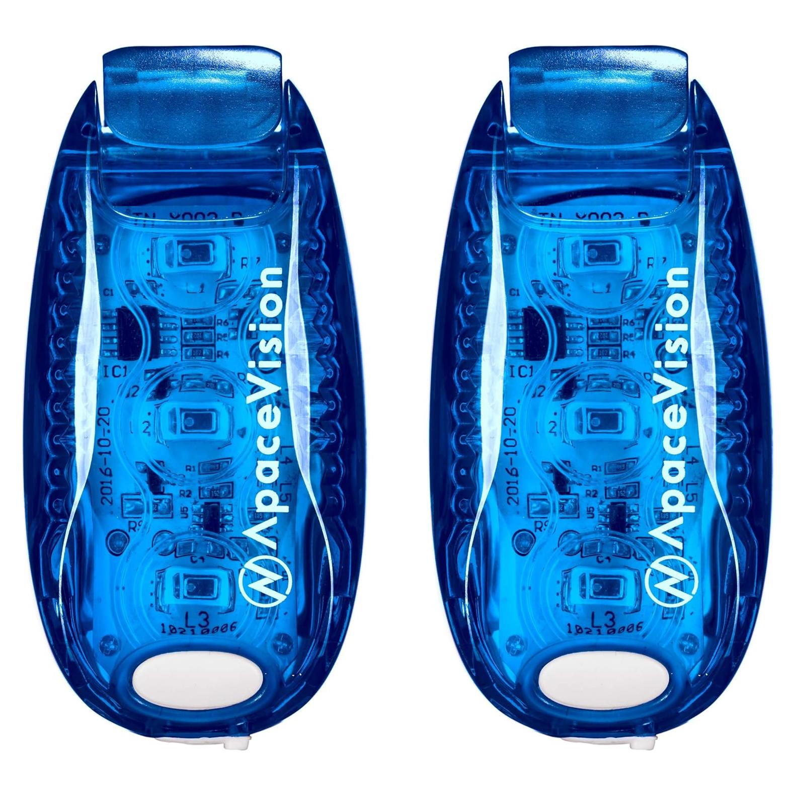 Luces de Seguridad LED Apace EverLightFX Recargables USB - 2 Piezas