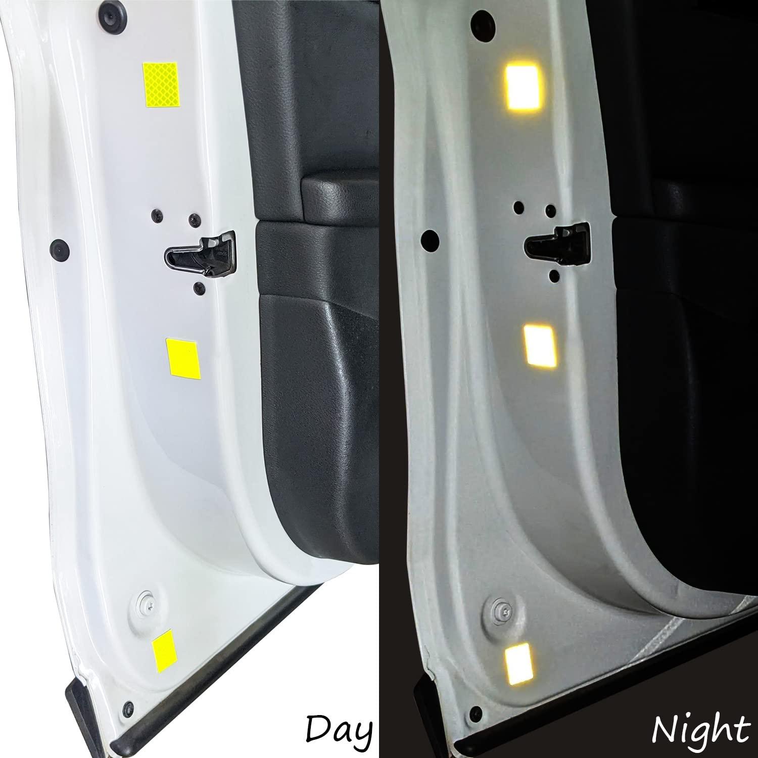 Tiras Reflectantes 3M Amarillo Verde 1.2 x 15.2 cm - Paquete de 4