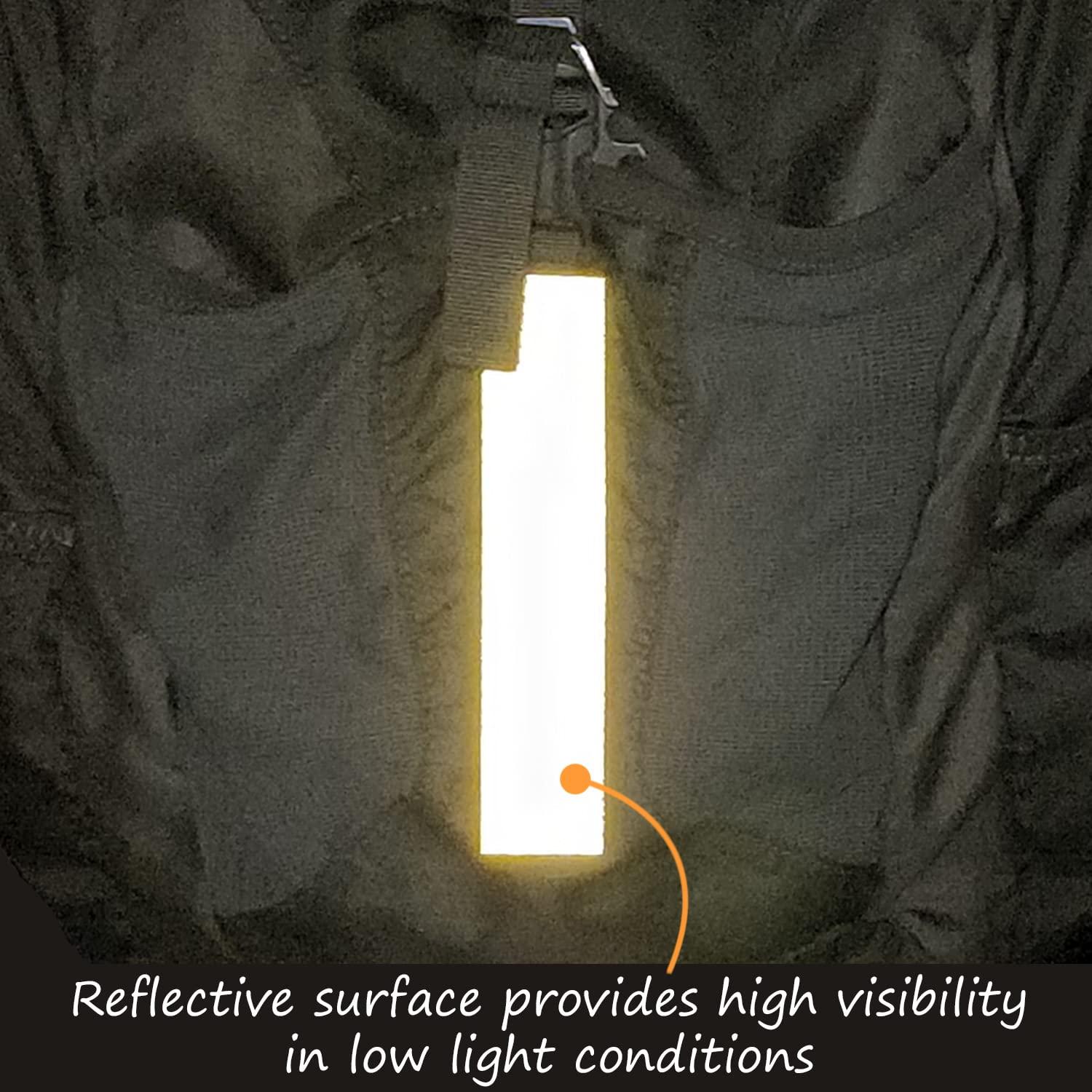 Tiras Reflectantes 3M Amarillo Verde 1.2 x 15.2 cm - Paquete de 4