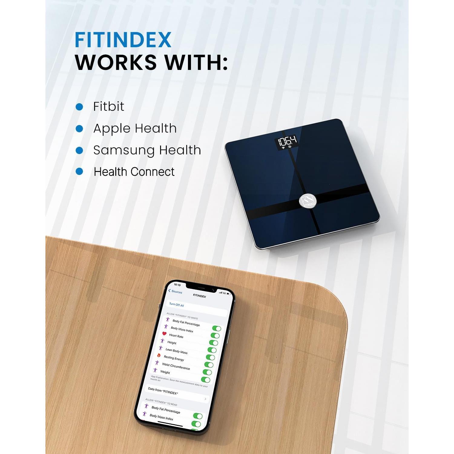 Báscula Inteligente FITINDEX Wi-Fi y Bluetooth 13 Análisis