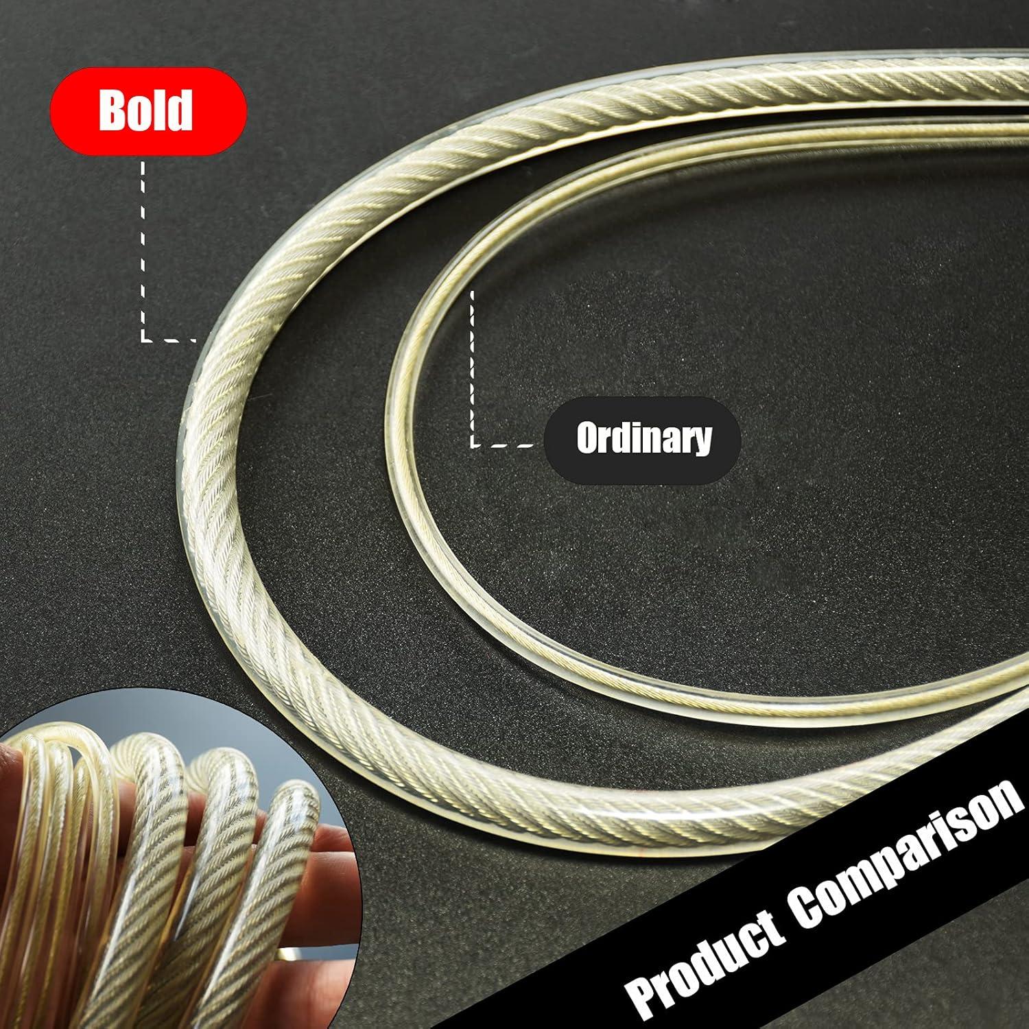 Cuerda de Salto Pesada Ahomie 304.8cm Ajustable Acero Inoxidable