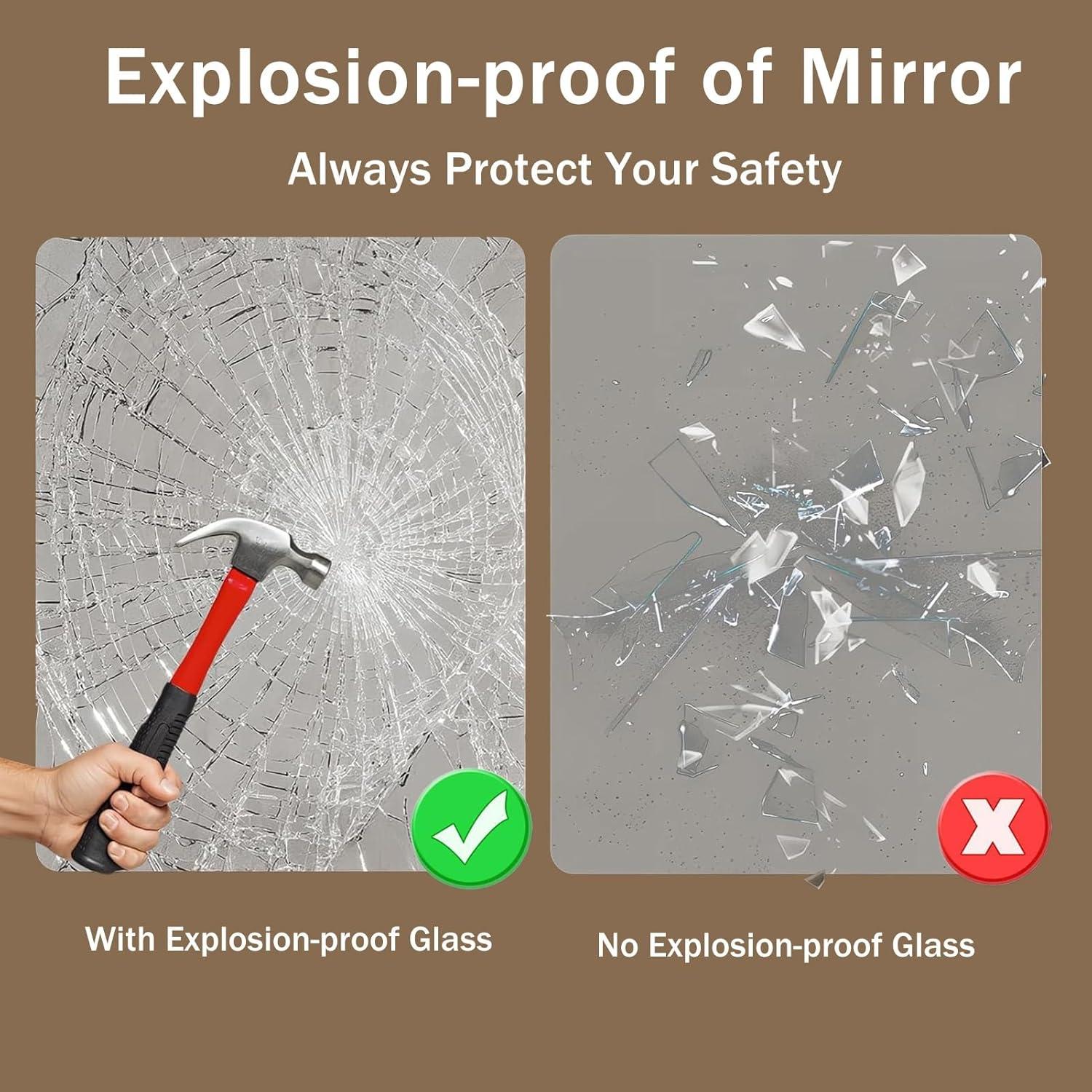 Espejo de Baño Inteligente JTZEA 89x61cm LED Anti-vaho