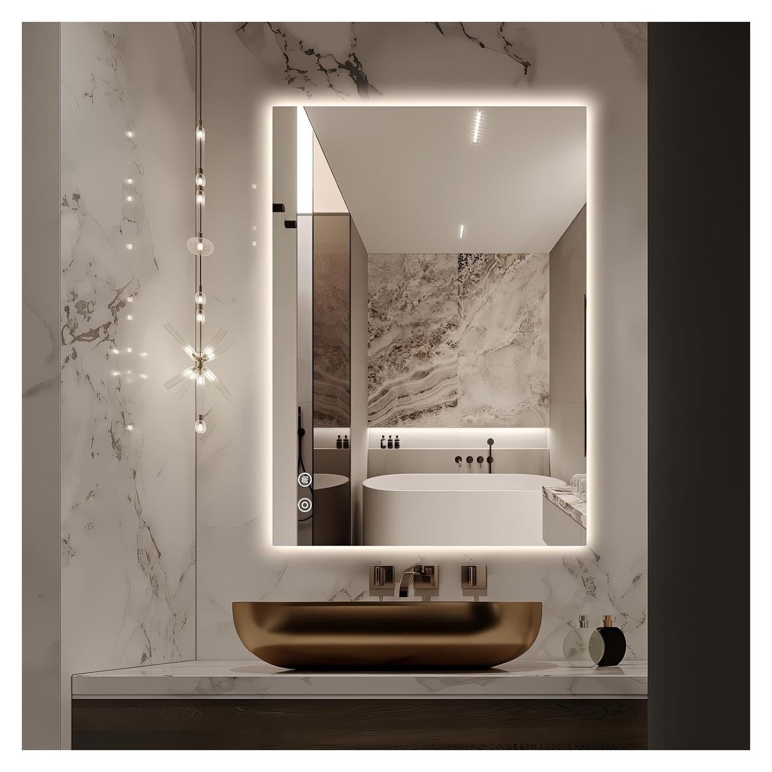 Espejo de Baño LED TheiaMo 50.8x71.1 cm Anti-vaho